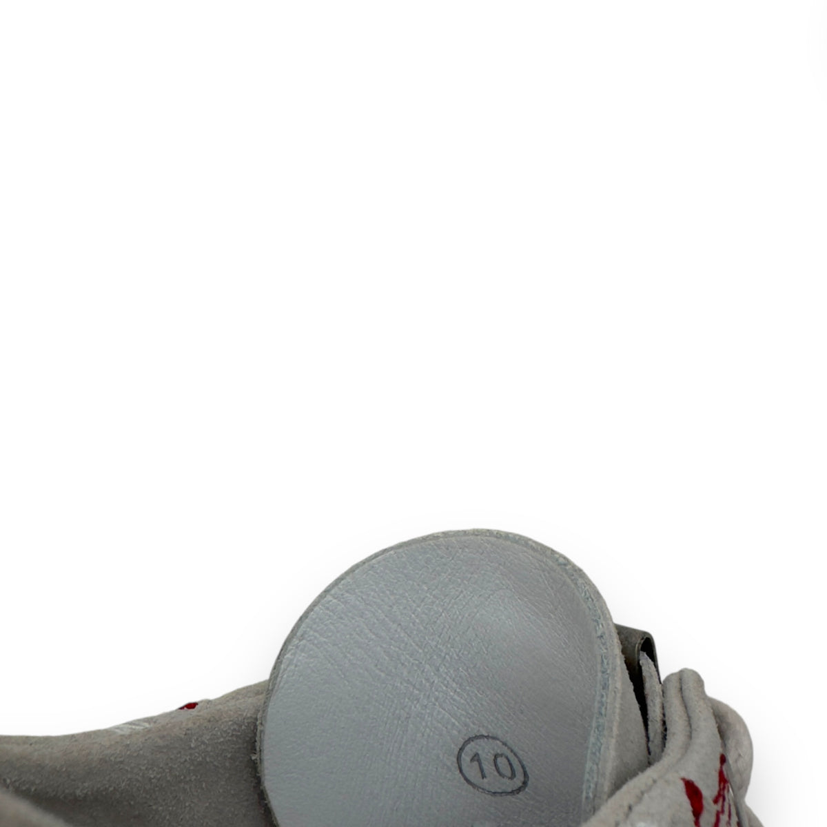 REPRESENT ALPHA LOW TOP SUEDE SNEAKER VINTAGE WHITE UK10