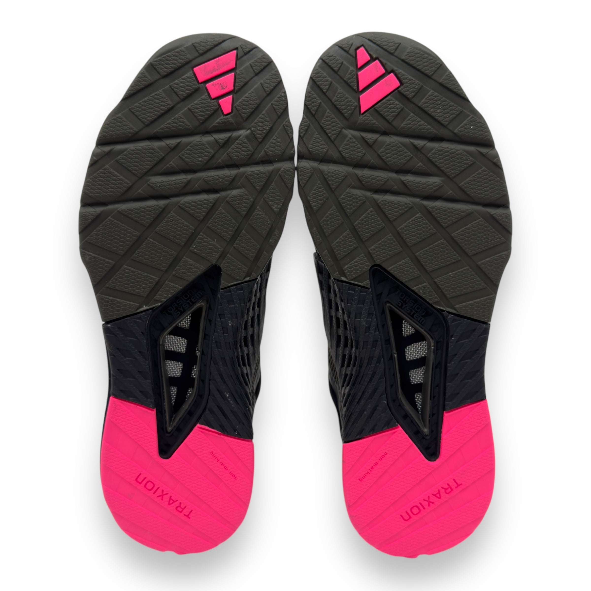 ADIDAS ORIGINAL DROPSET 3 TRAINER KHAKI / PINK UK10.5