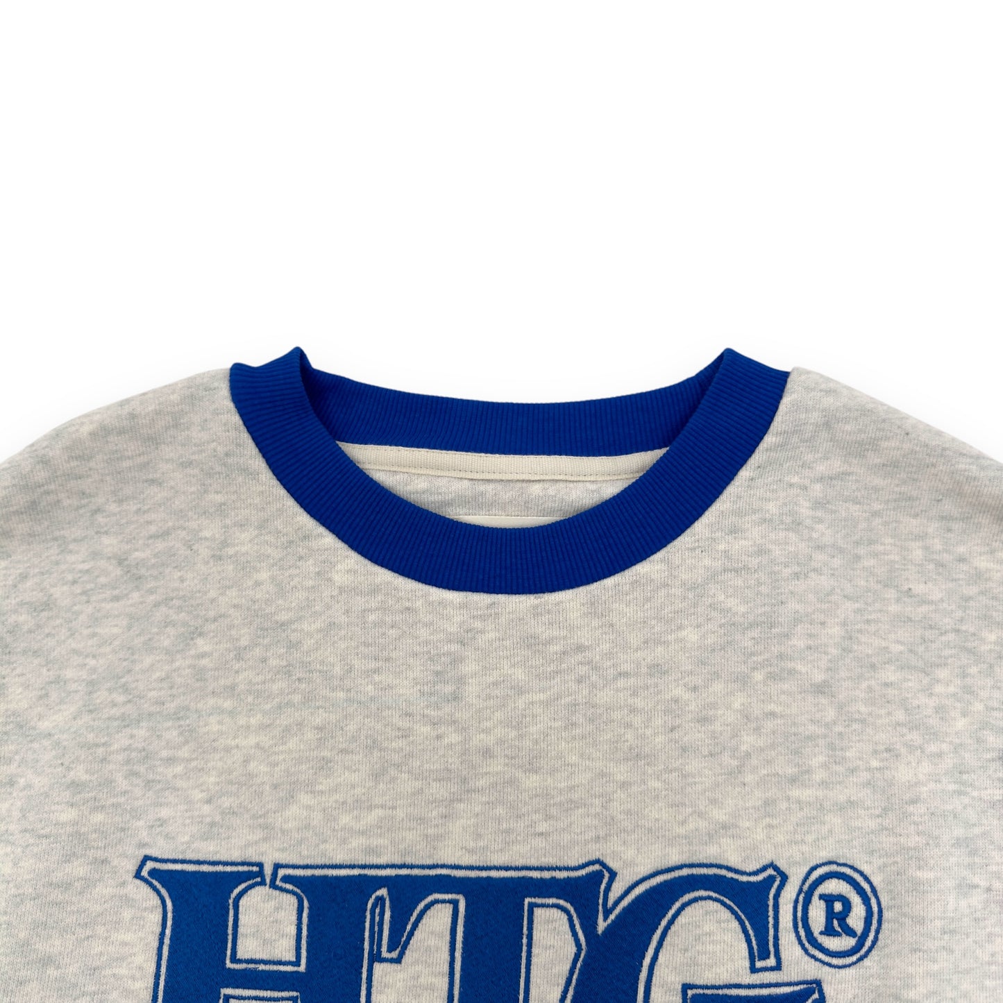 HONOR THE GIFT CROPPED T-SHIRT GREY / BLUE XL