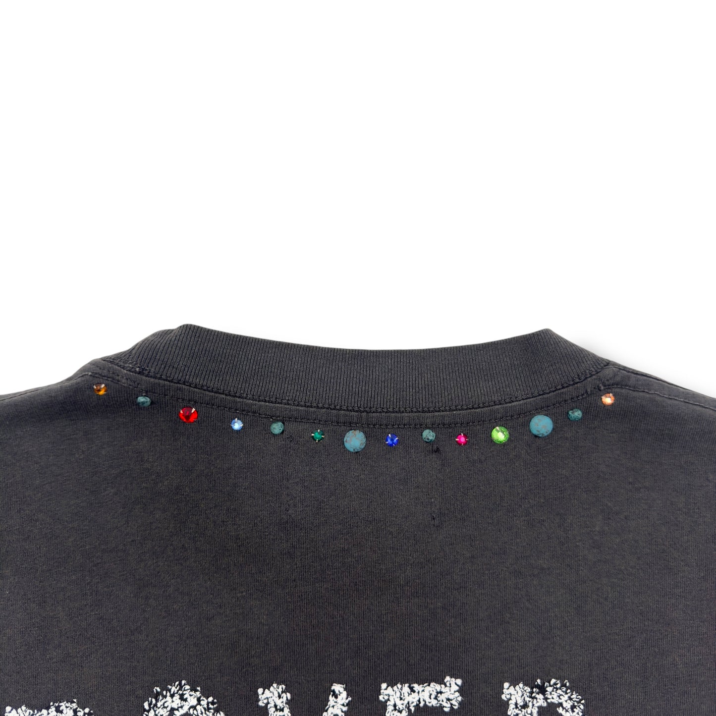 DENIM TEARS X DOVER STREET MARKET RHINESTONE WREATH T-SHIRT GREY XL