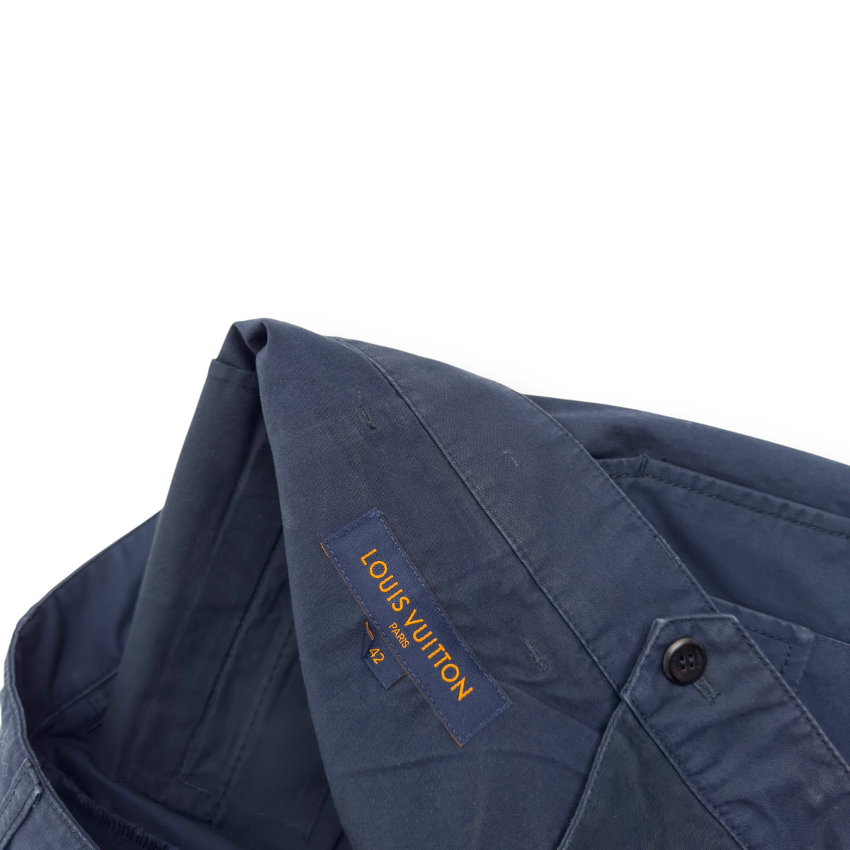LOUIS VUITTON PIN CARGO TROUSERS NAVY M