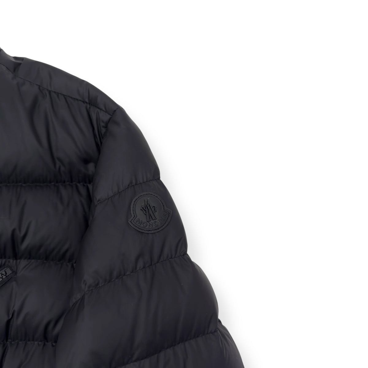 MONCLER AUBIN QUILTED SHELL DOWN JACKET BLACK 3 / M