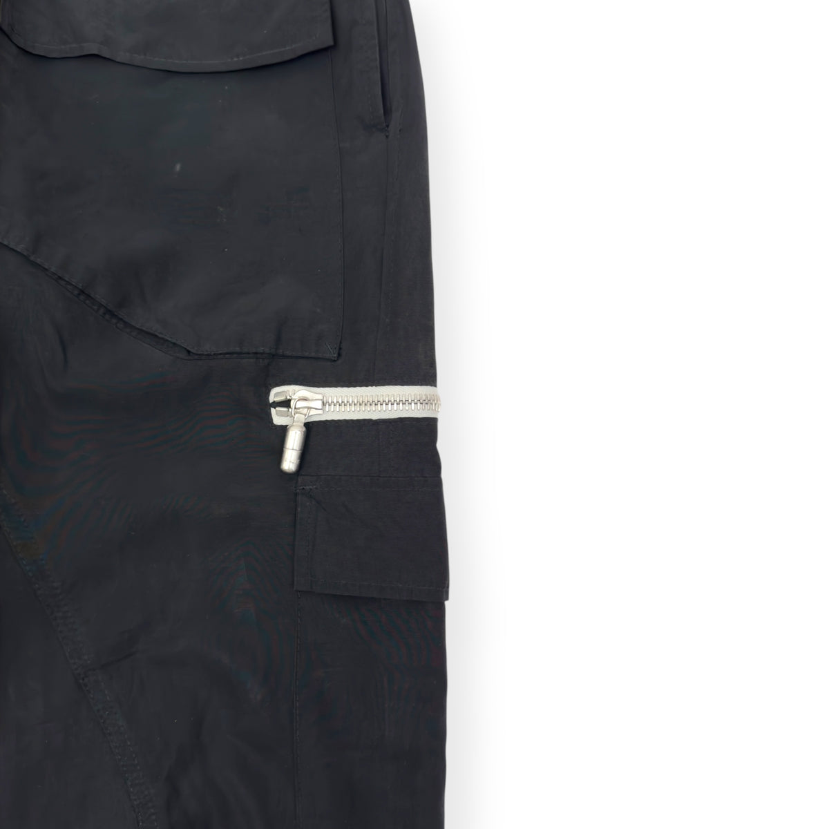 RHUDE CUPRO CARGO PANTS BLACK S