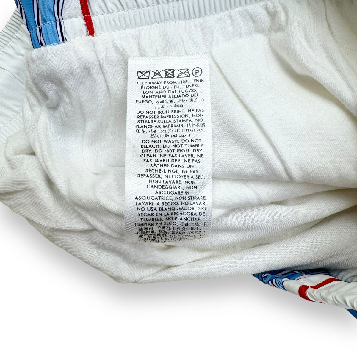 CASABLANCA SWIM SHORTS WHITE S
