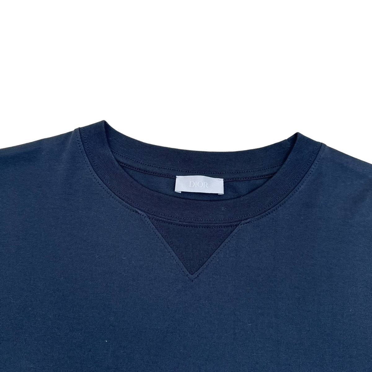 DIOR OBLIQUE LAYERED T-SHIRT NAVY M