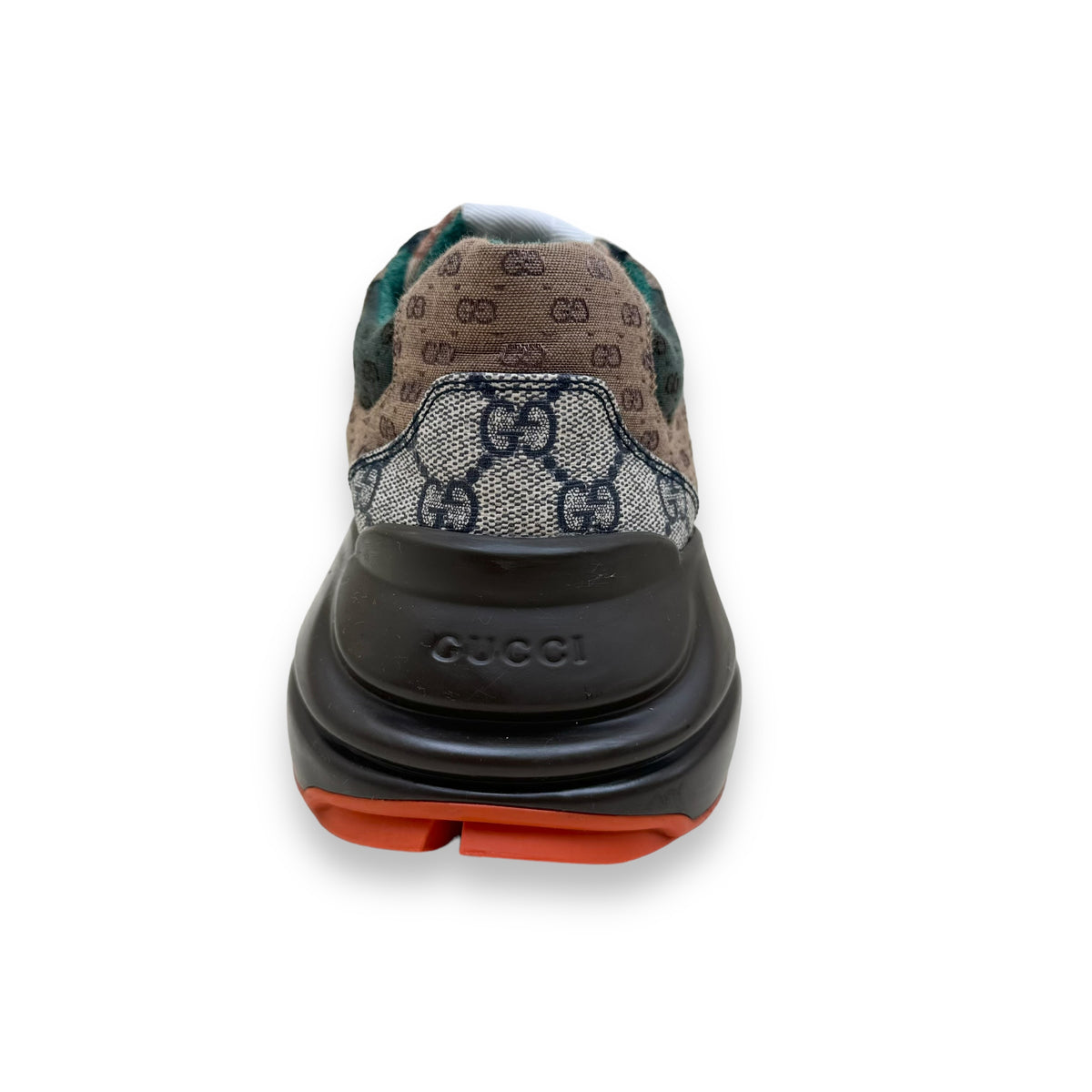 GUCCI RHYTON GG SUPREME SNEAKER BEIGE / ORANGE UK8.5