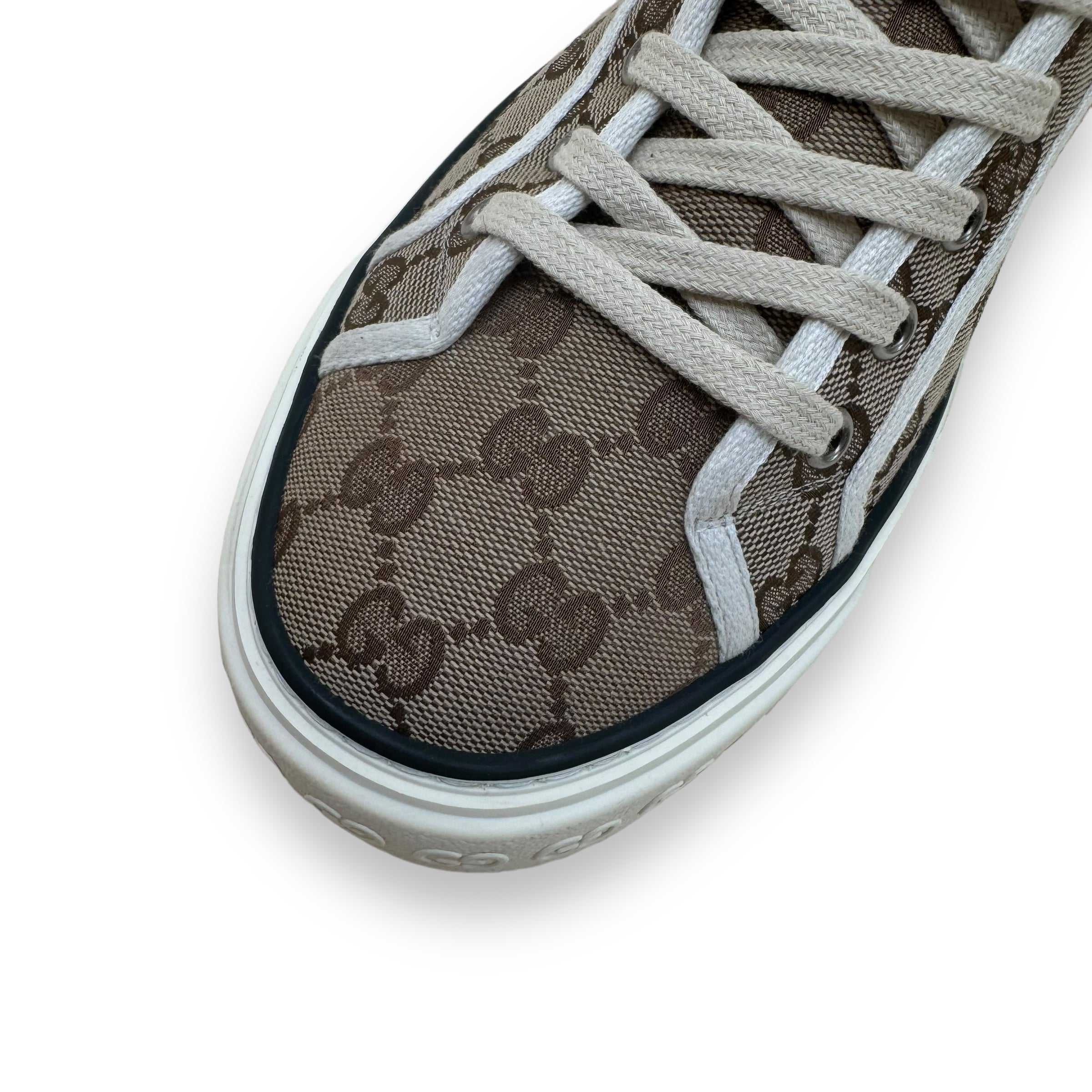 GUCCI GG CANVAS TENNIS 1977 HIGH TOP SNEAKER UK9