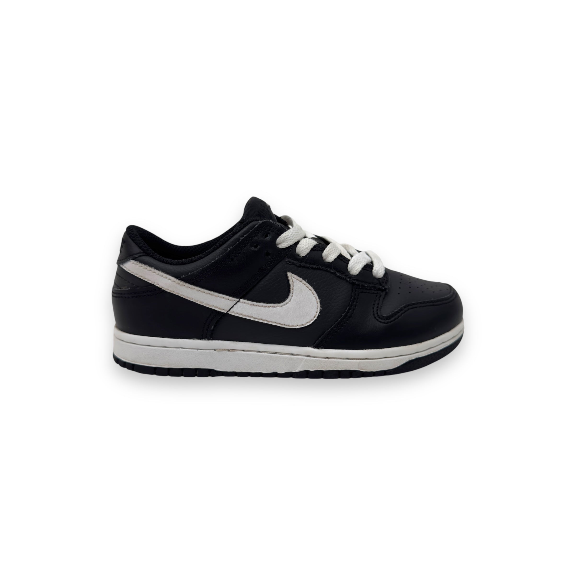 NIKE DUNK LOW SNEAKER BLACK / WHITE UK13.5K