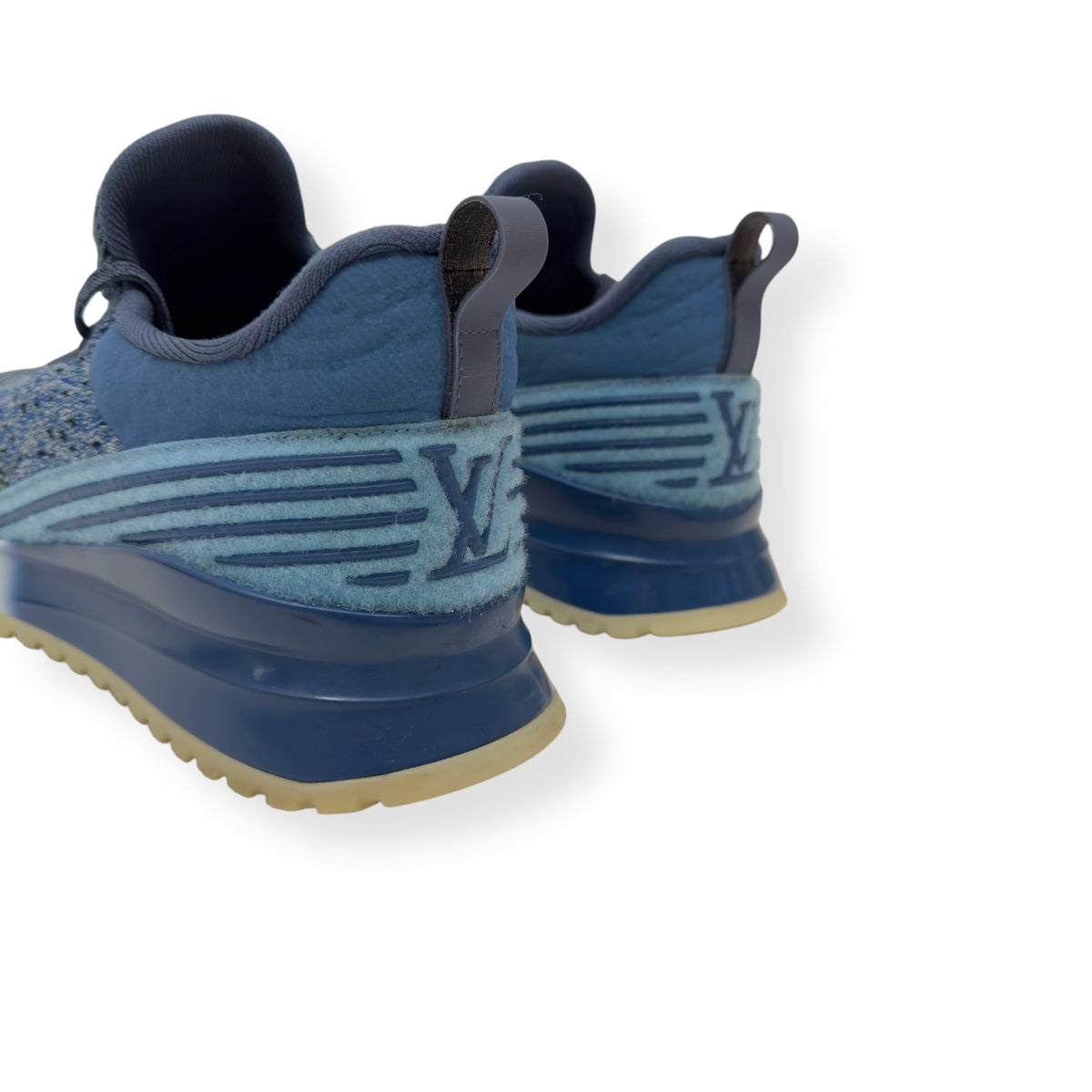LOUIS VUITTON V.N.R SNEAKER BLUE / WHITE UK8.5