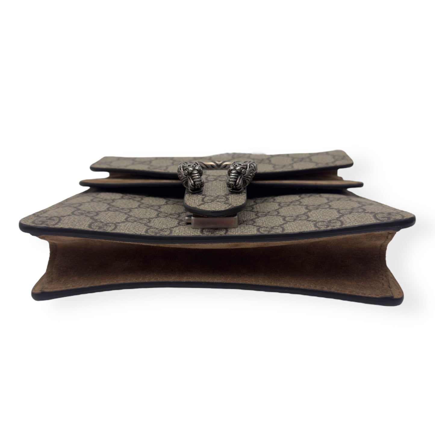 GUCCI GG SUPREME MONOGRAM DIONYSUS CANVAS SHOULDER BAG BEIGE S