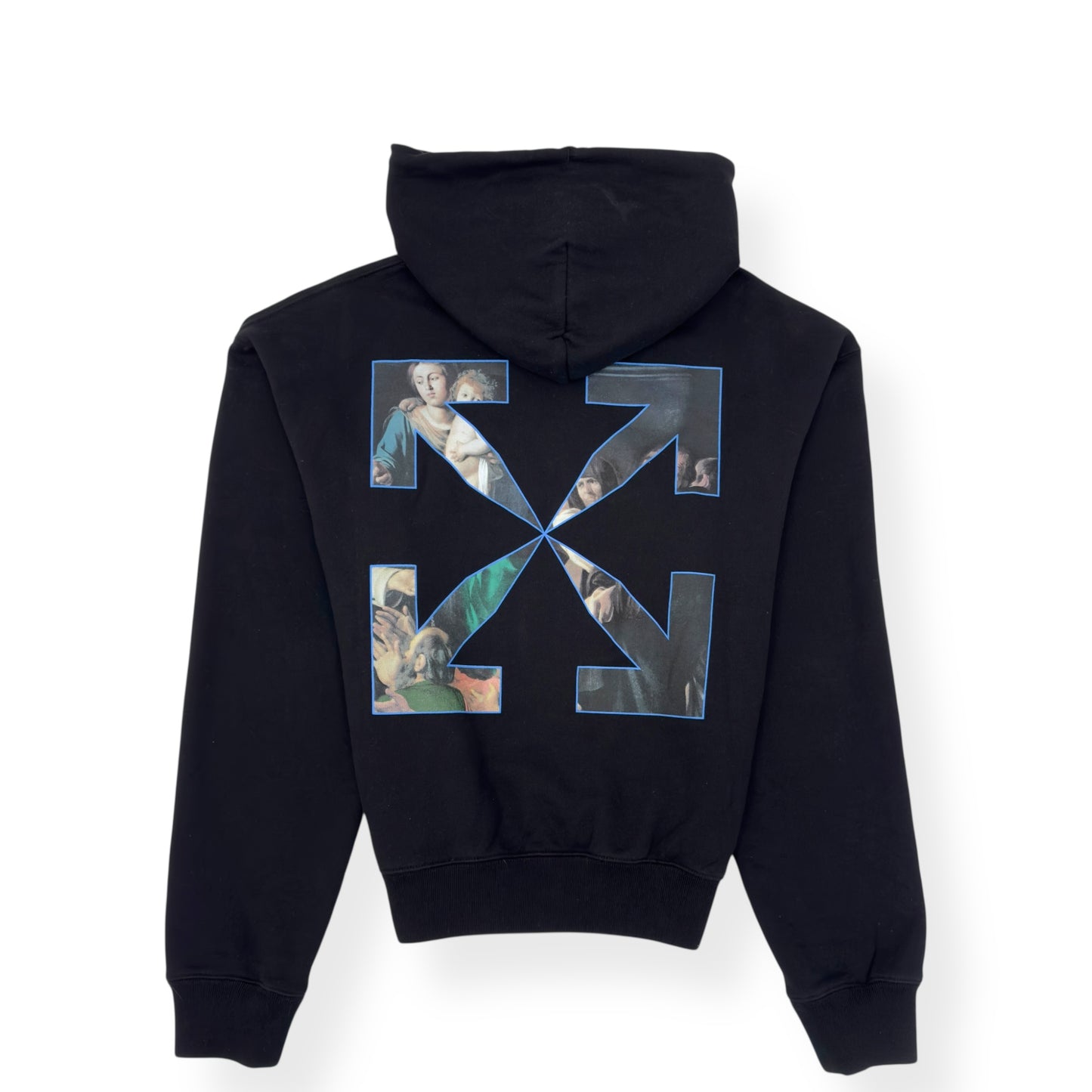 OFF-WHITE CARAVAGGIO PAINTING HOODIE BLACK L