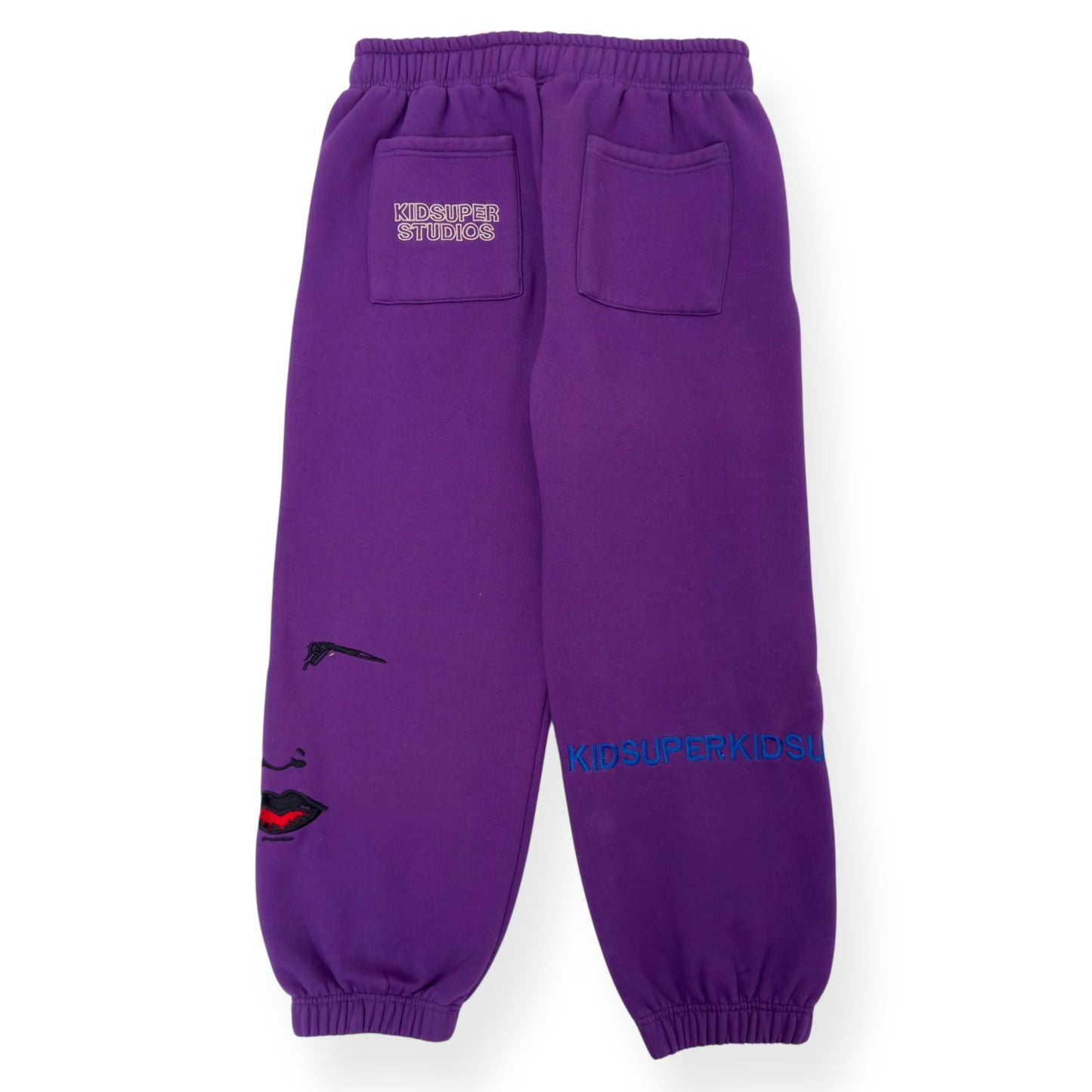 KID SUPER SUPER SWEATPANTS PURPLE L