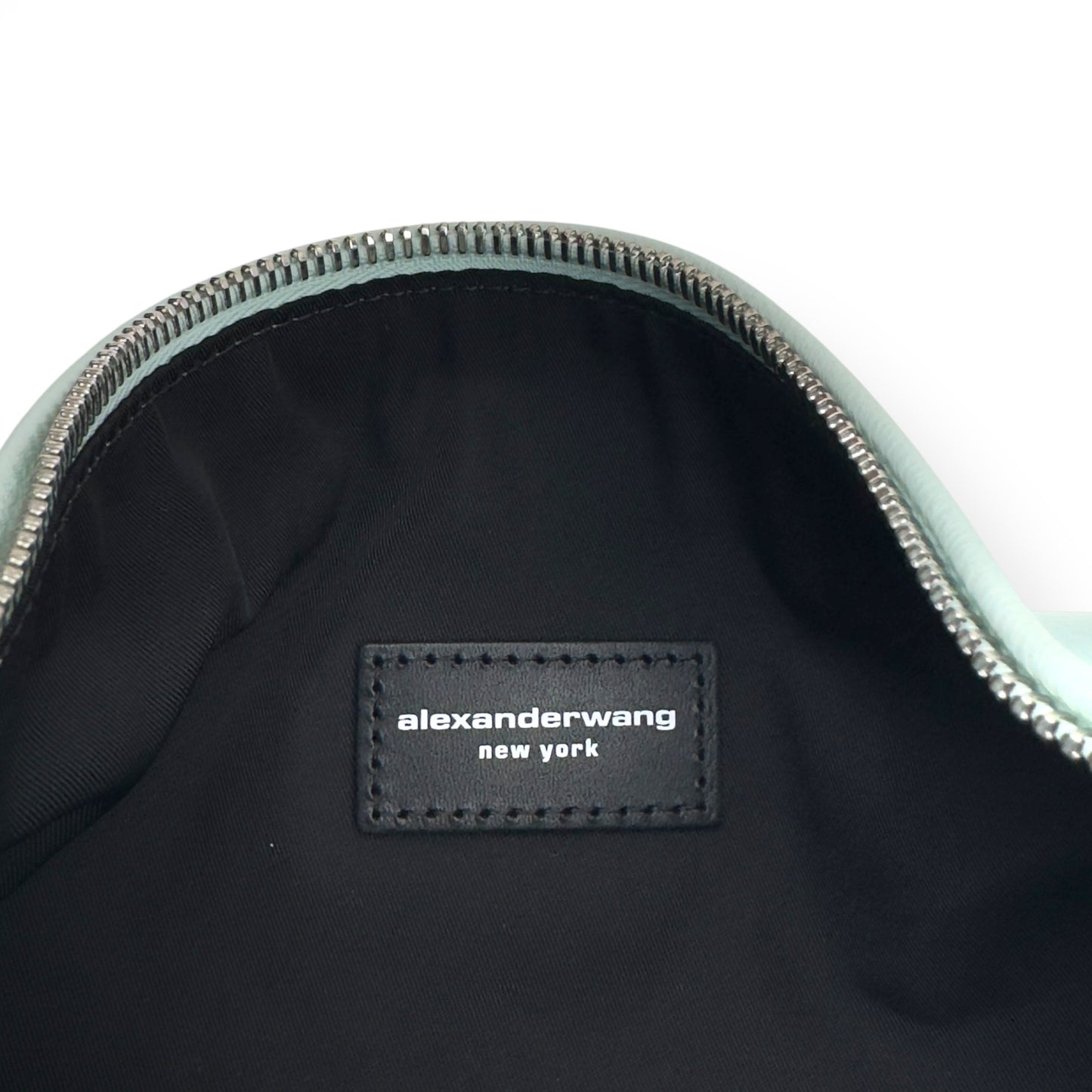 ALEXANDER WANG SCRUNCHIE TOP HANDLE BAG BLUE S