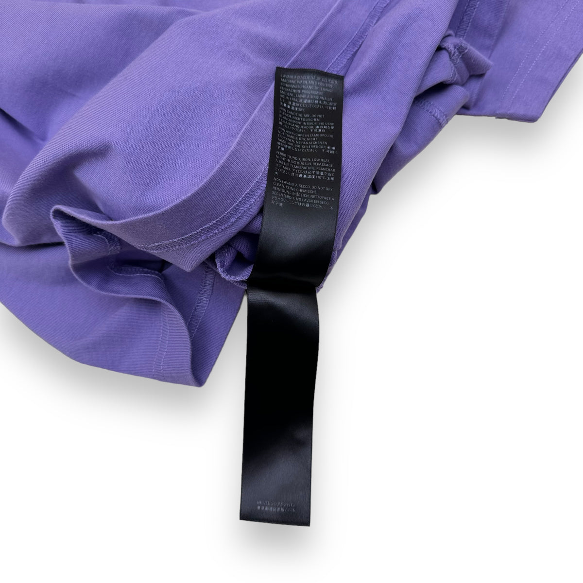BALENCIAGA OVERSIZED POLITICAL LOGO T-SHIRT LAVENDER XXS
