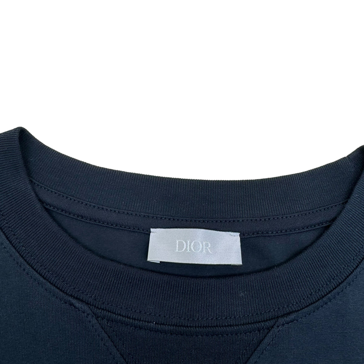 DIOR OBLIQUE LAYERED T-SHIRT NAVY M