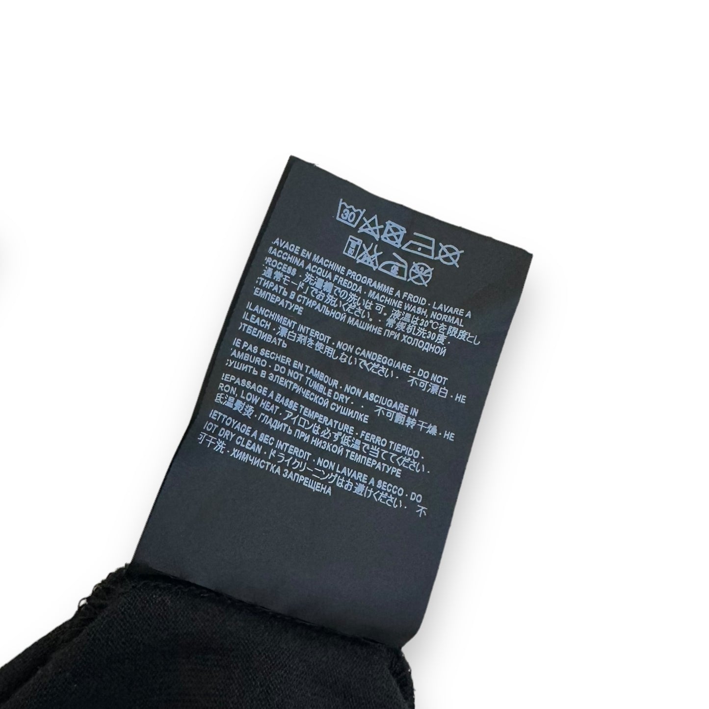 SAINT LAURENT LOGO PRINT T-SHIRT BLACK S