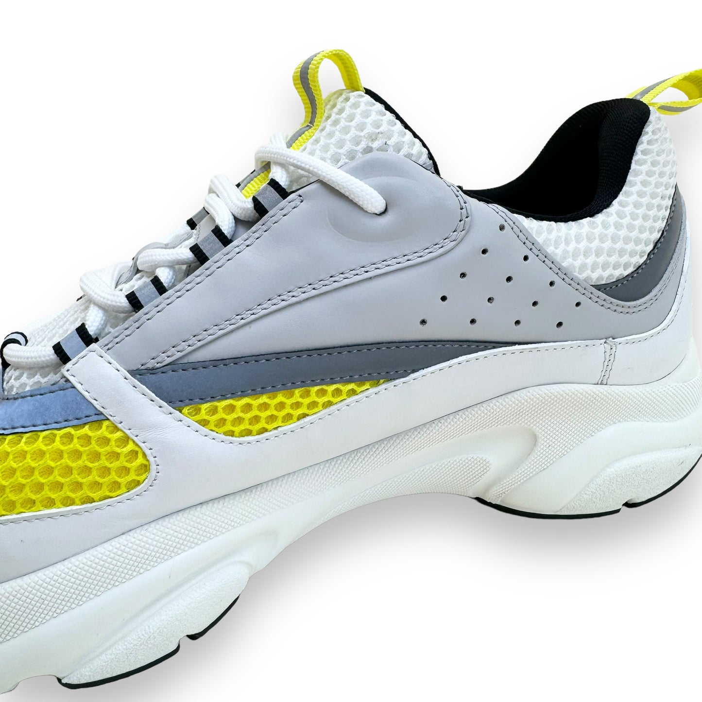 DIOR B22 SNEAKER WHITE / YELLOW UK12