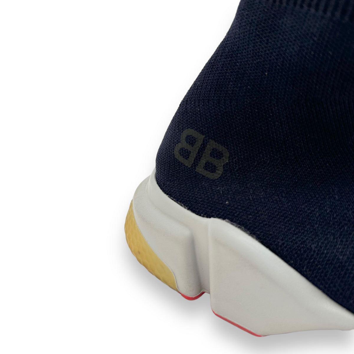 BALENCIAGA SPEED SNEAKER NAVY / GREY / RED UK8
