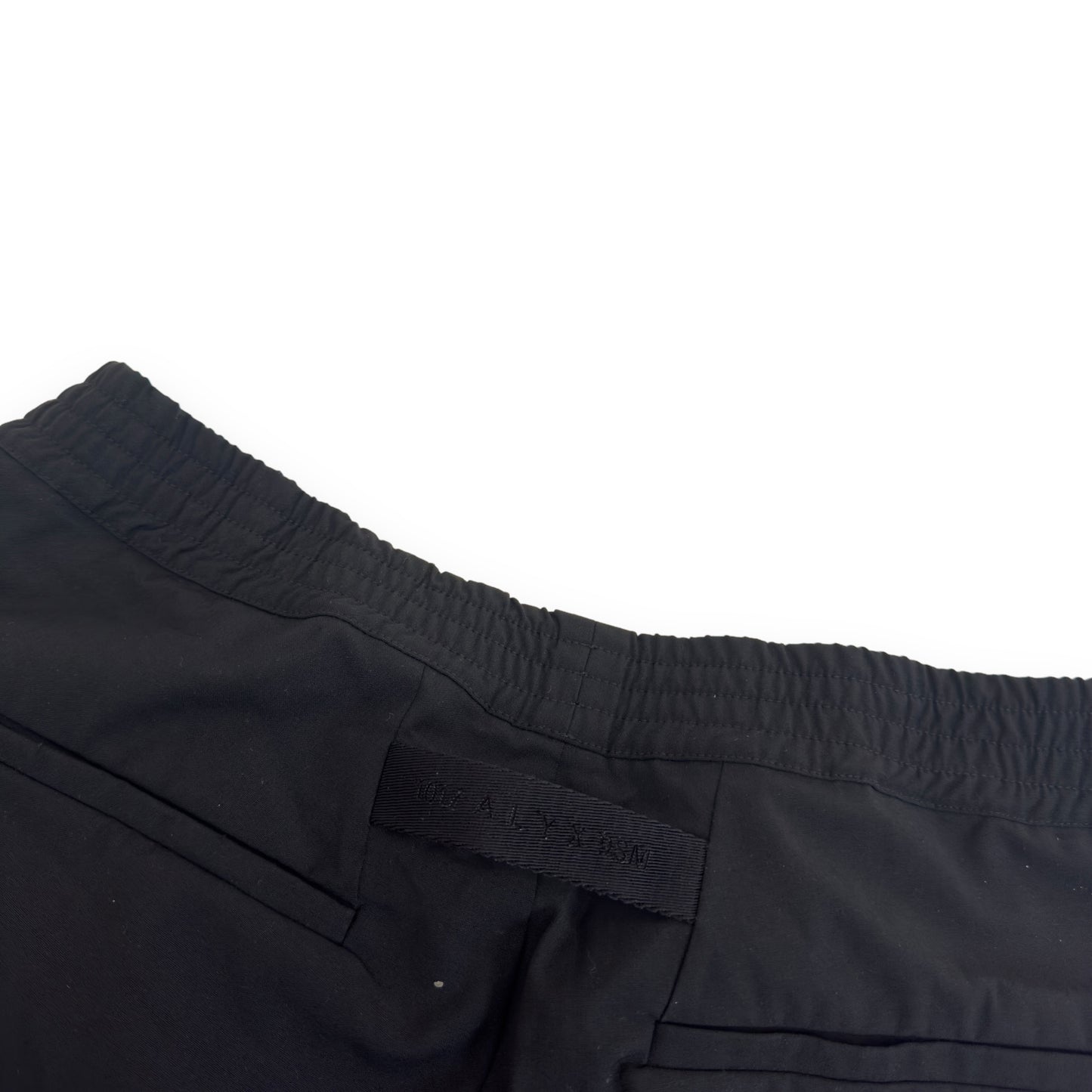 1017 ALYX 9SM STRAIGHT ZIP DETAILED TROUSERS BLACK L