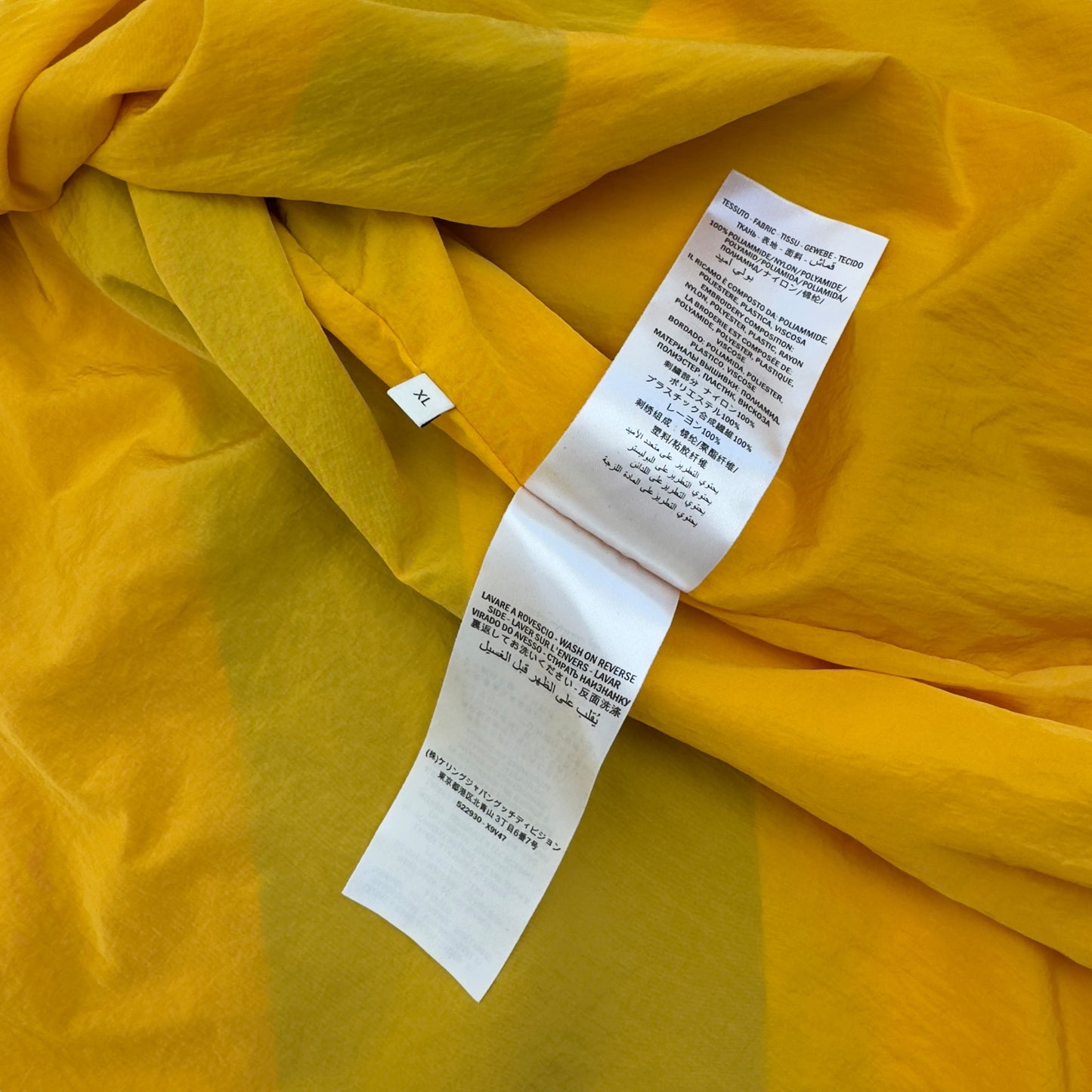 GUCCI APPLIQUÉD COLOUR-BLOCK SHELL JACKET MULTICOLOURED XL