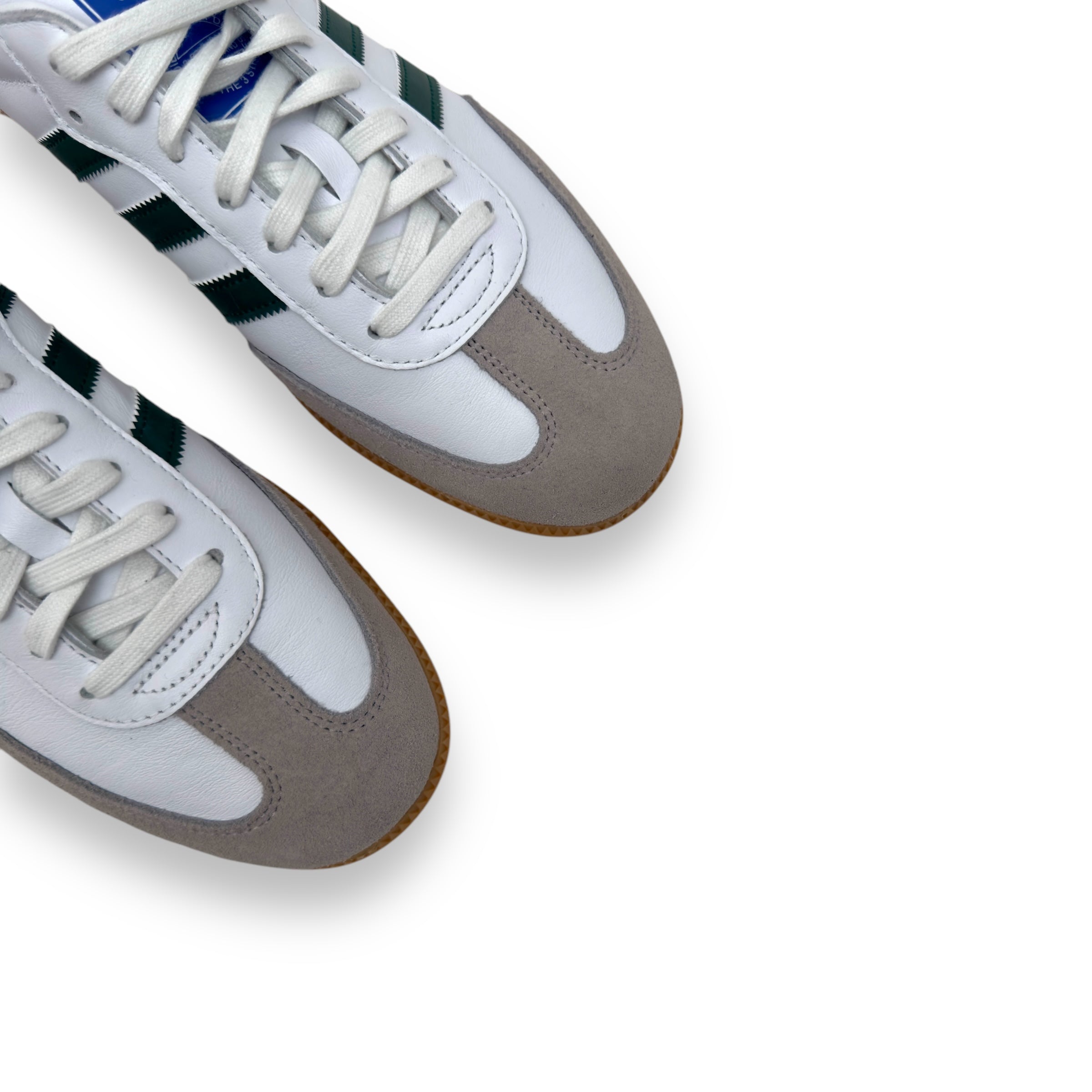 ADIDAS SAMBA OG SNEAKER WHITE / GREEN UK10.5