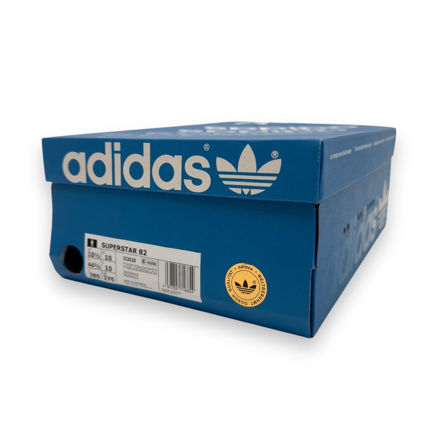 ADIDAS SUPERSTAR 82 SNEAKER WHITE UK10