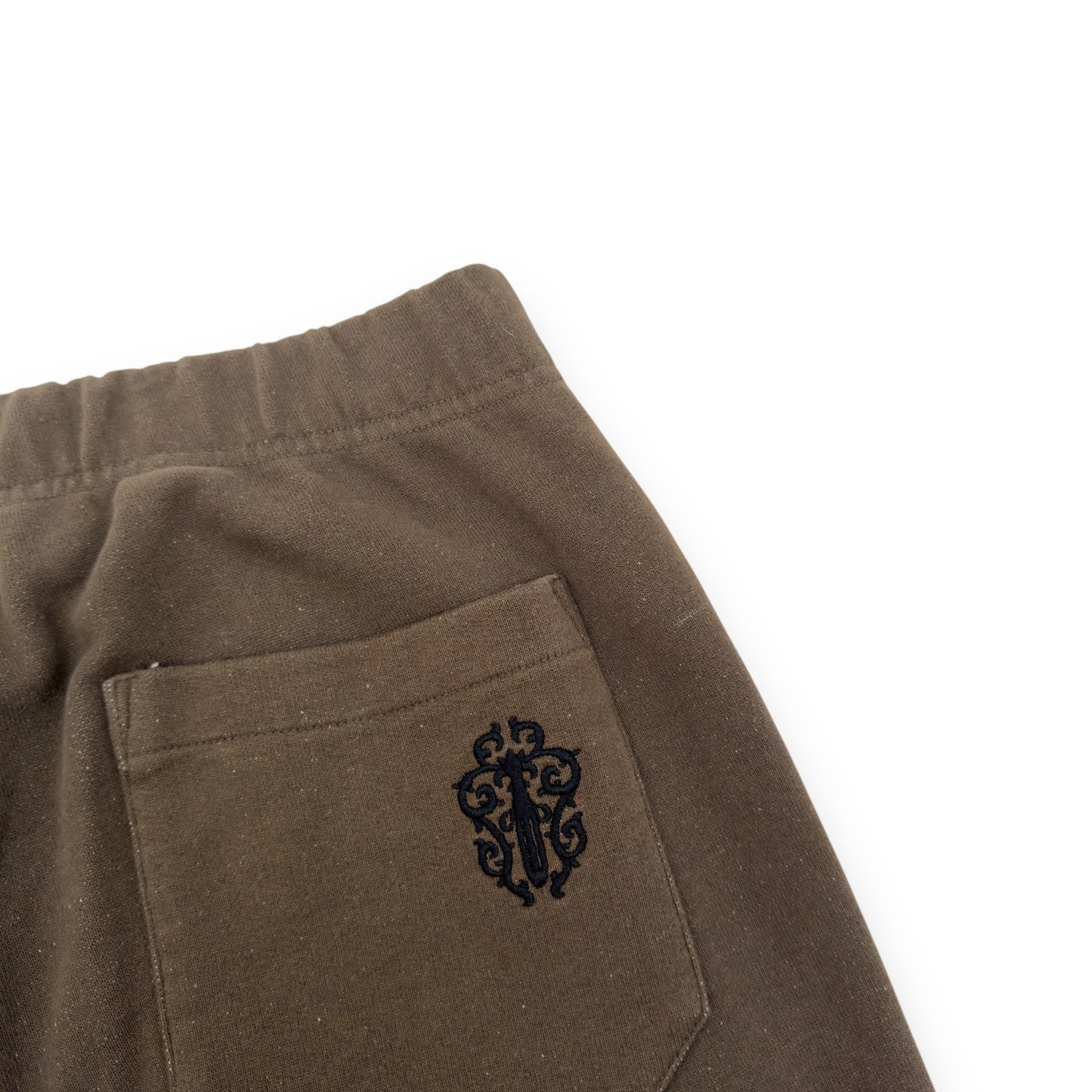 CHROME HEARTS VERTICAL LOGO SWEATPANTS OLIVE L
