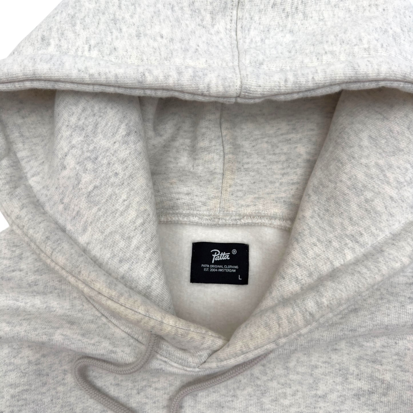 PATTA FAMILY CLASSIC HOODIE GREY / MULTICOLOURED L