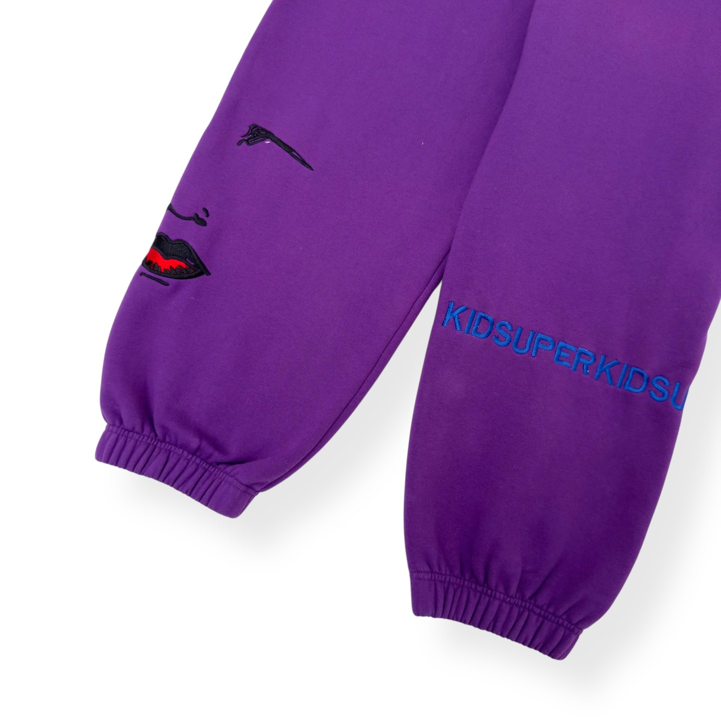 KID SUPER SUPER SWEATPANTS PURPLE L