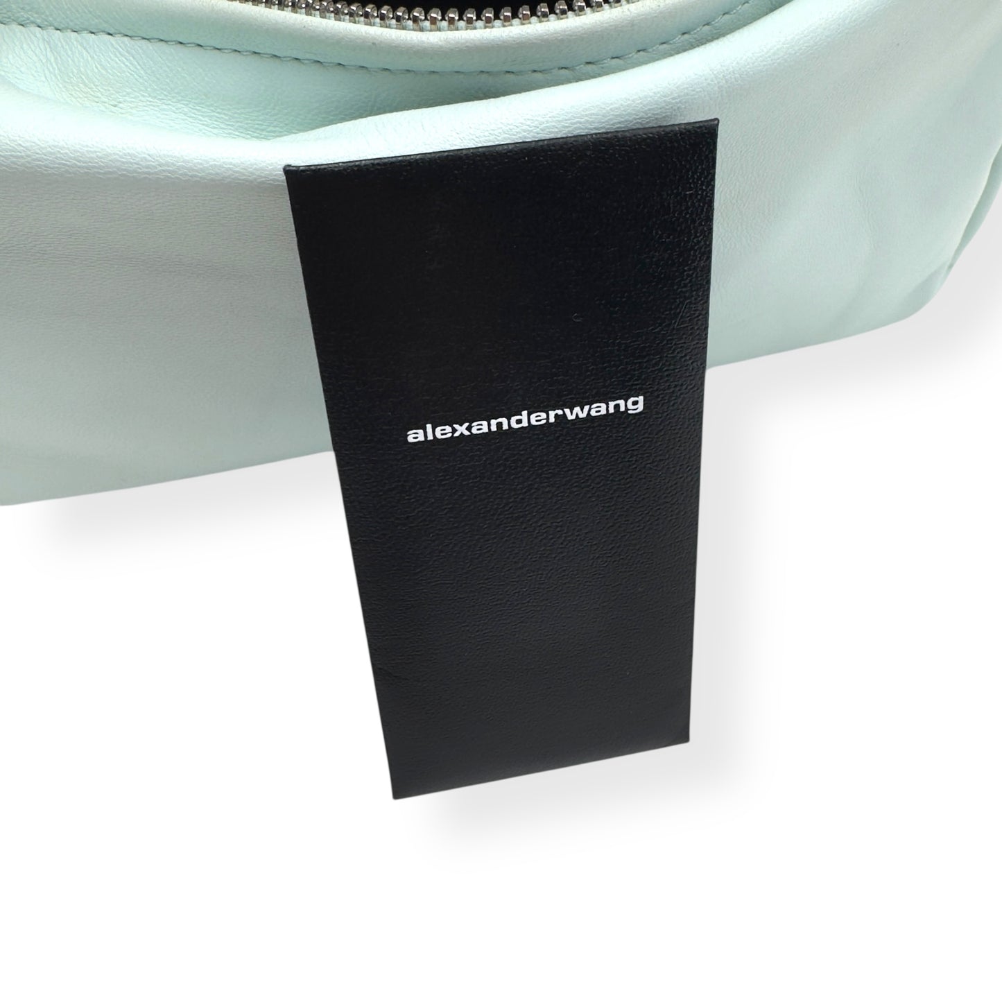 ALEXANDER WANG SCRUNCHIE TOP HANDLE BAG BLUE S