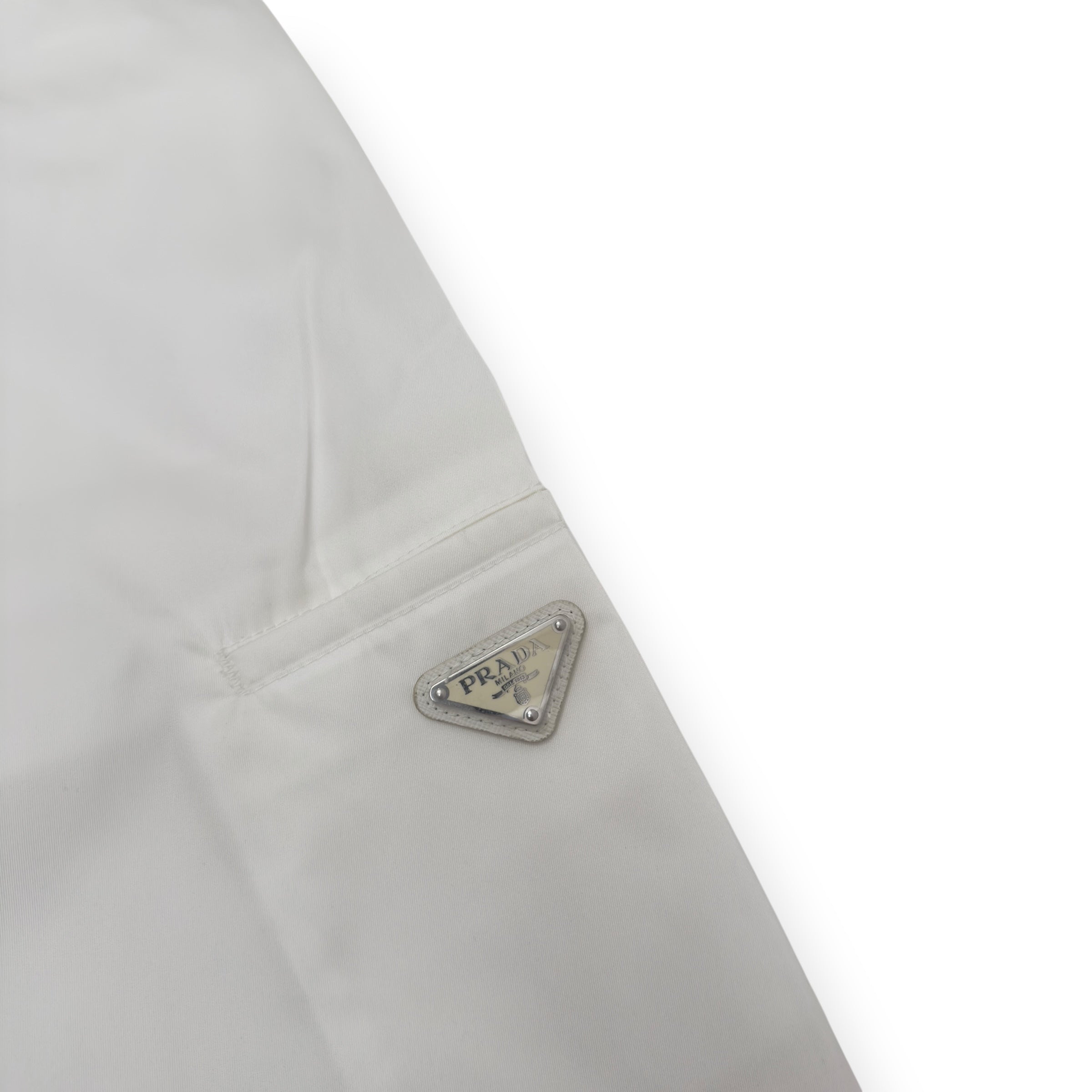 PRADA RE-NYLON SHORTS BLANCO 48 / M