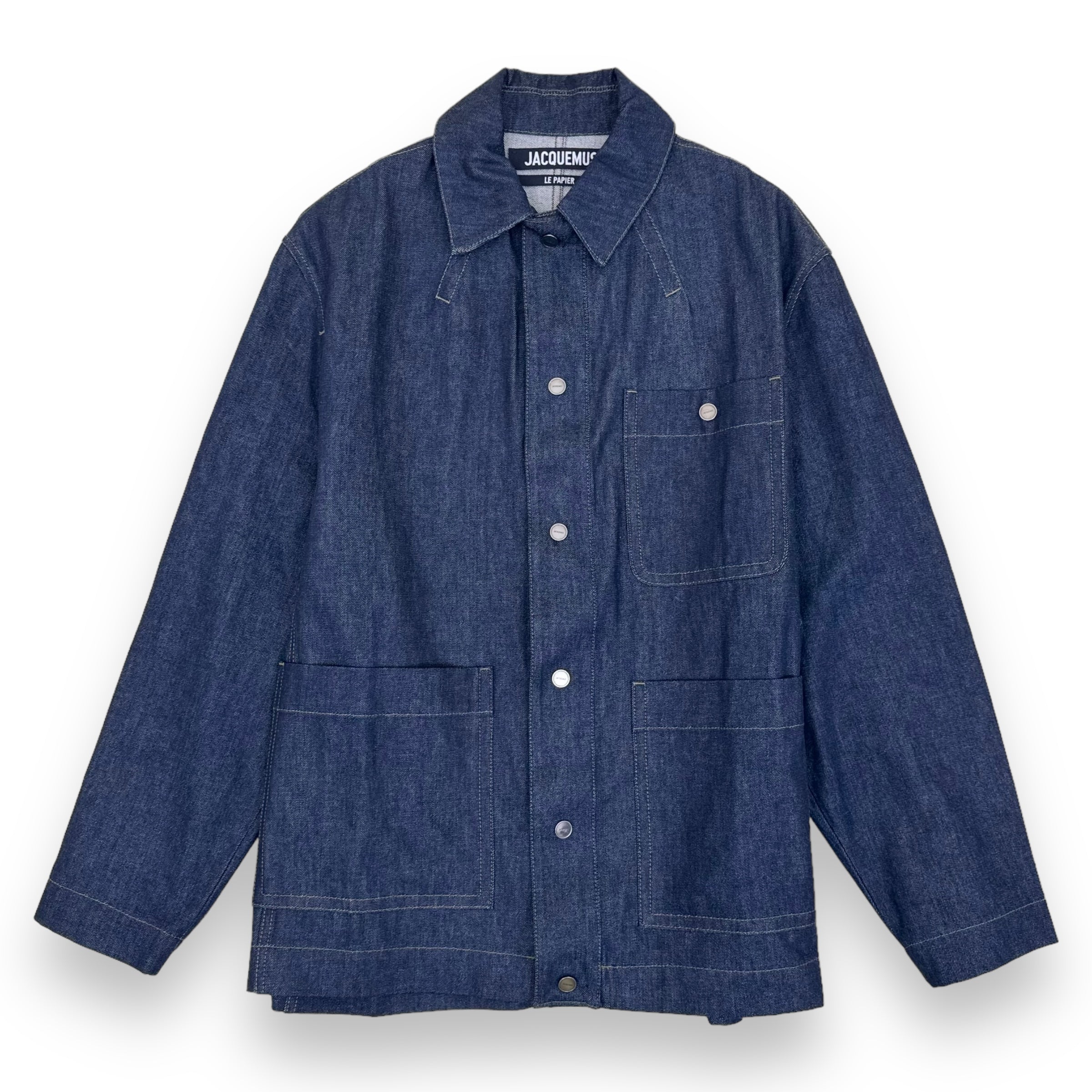 JACQUEMUS ‘LE PAPIER’ DENIM JACKET NAVY XL