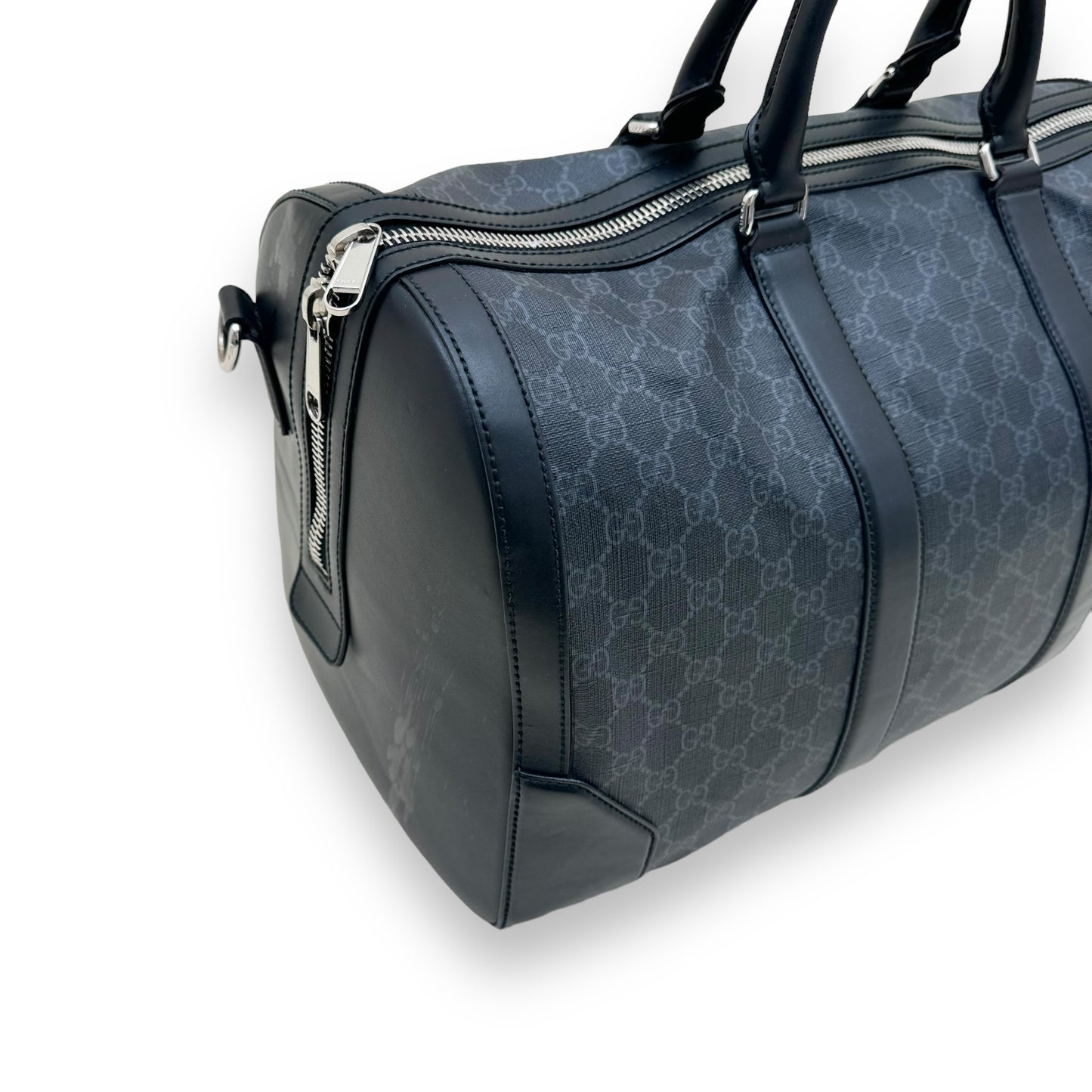 GUCCI GG CARRY-ON DUFFLE BAG BLACK