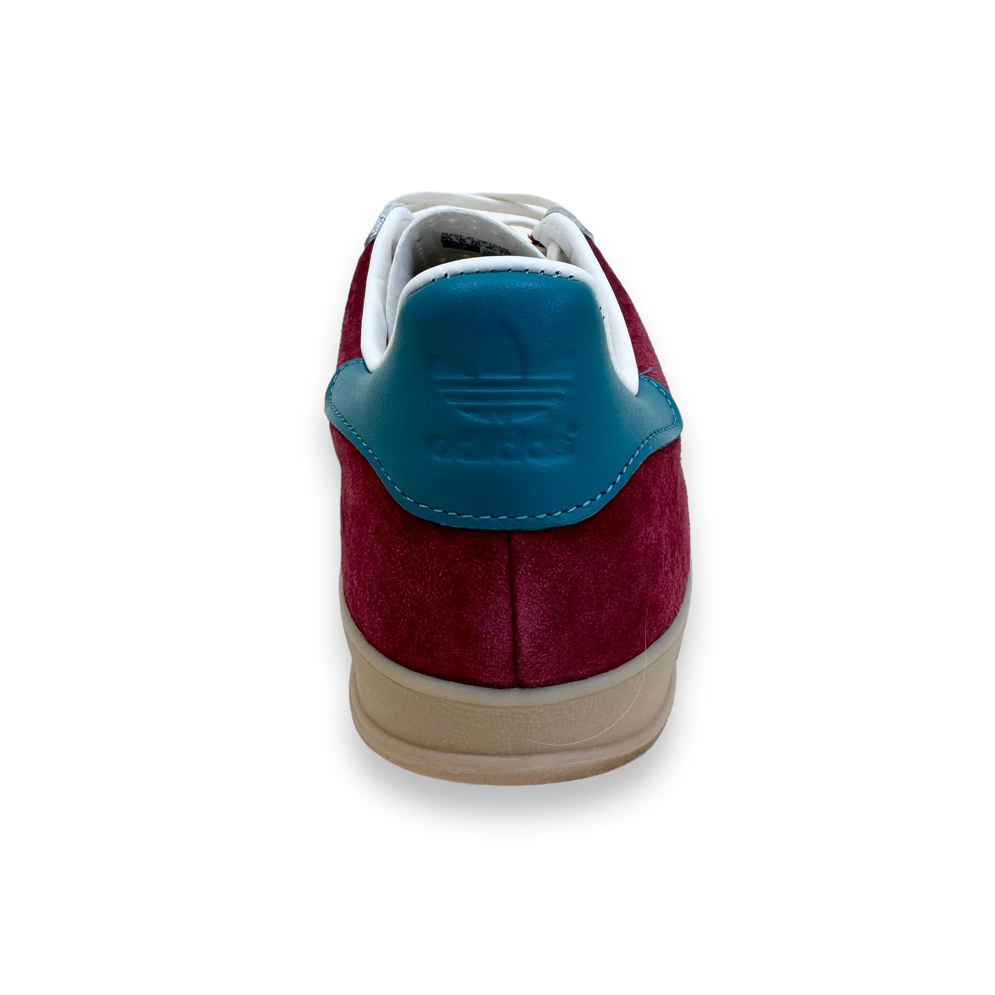 ADIDAS ORIGINAL GAZELLE INDOOR SUEDE SNEAKER BURGUNDY UK10