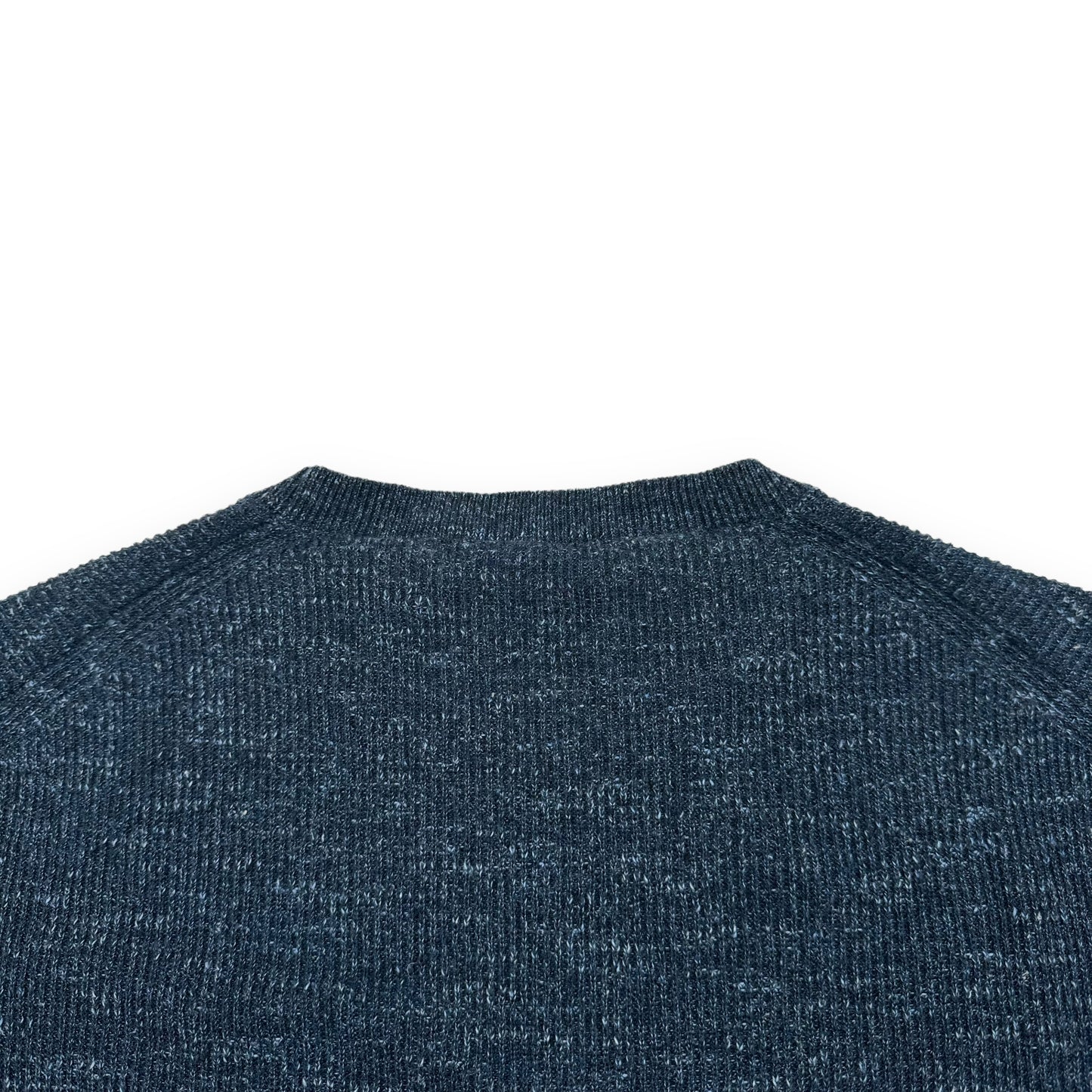 THOM SWEENEY COTTON KNIT CREWNECK SWEATSHIRT NAVY M