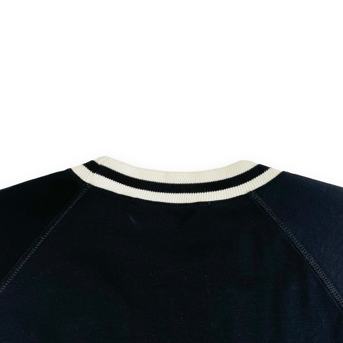 LOUIS VUITTON LV UPSIDE DOWN LOGO CREW NECK T-SHIRT BLACK / WHITE L