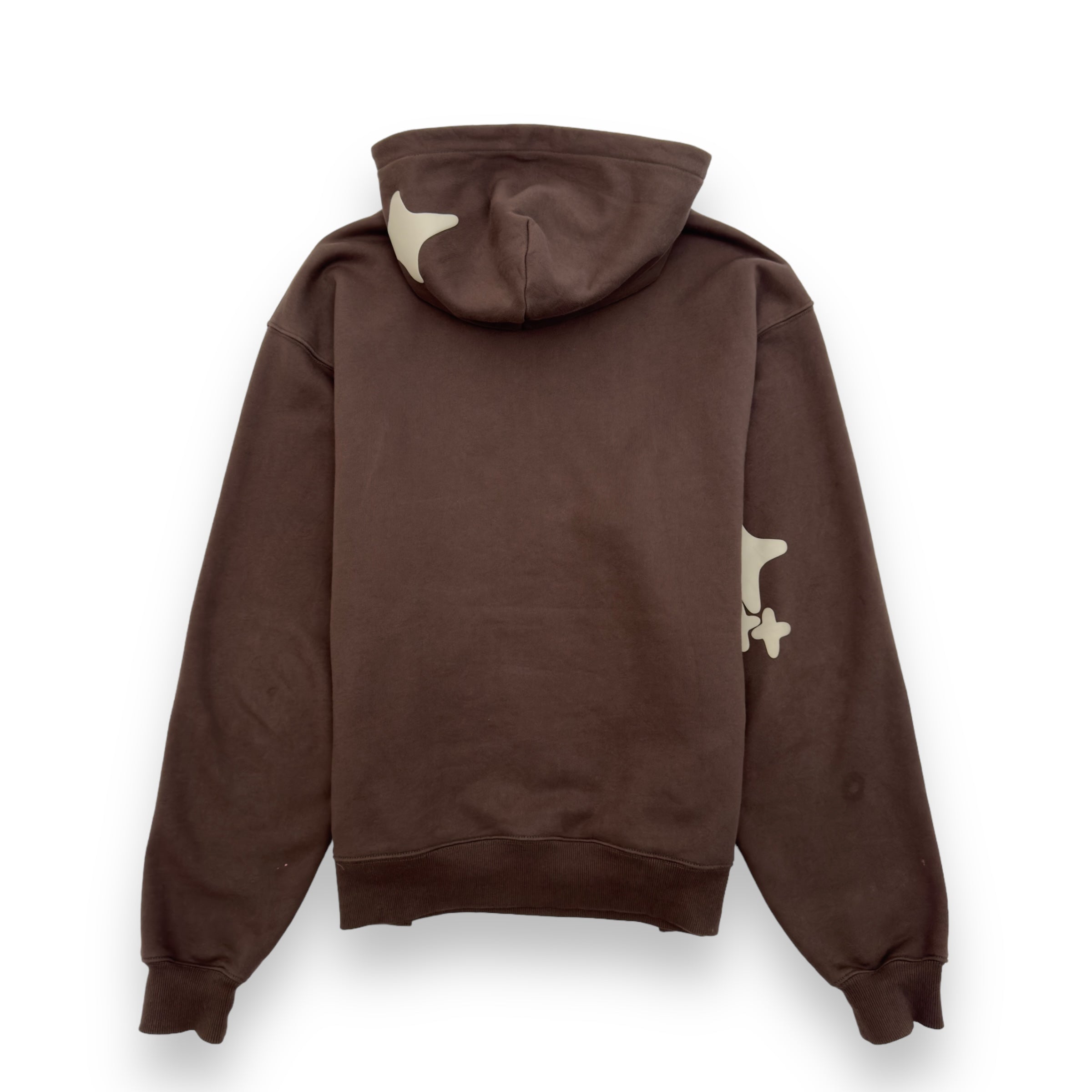 BROKEN PLANET OUT OF SIGHT COTTON HOODIE BROWN M