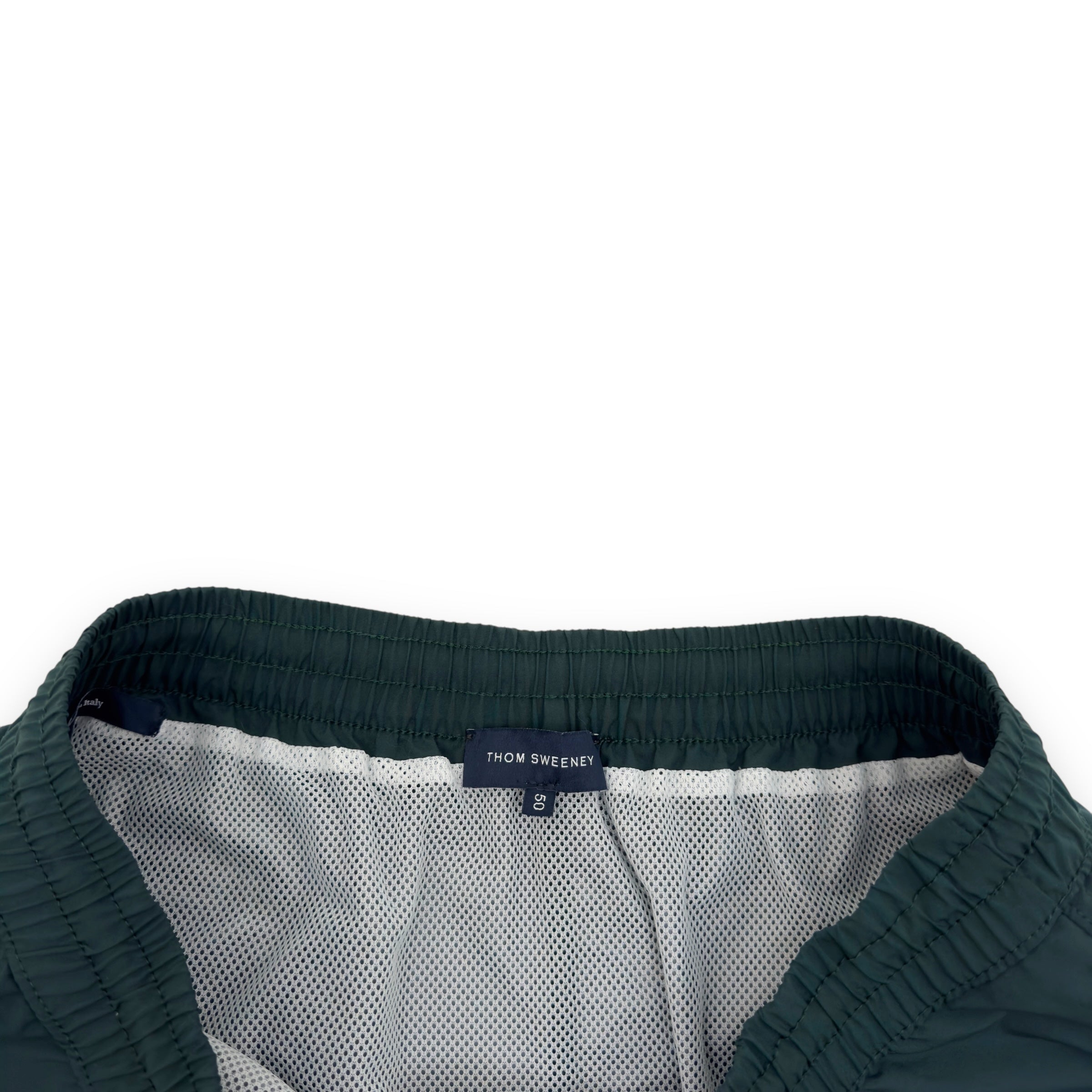 THOM SWEENEY SWIM SHORTS FOREST GREEN 32”