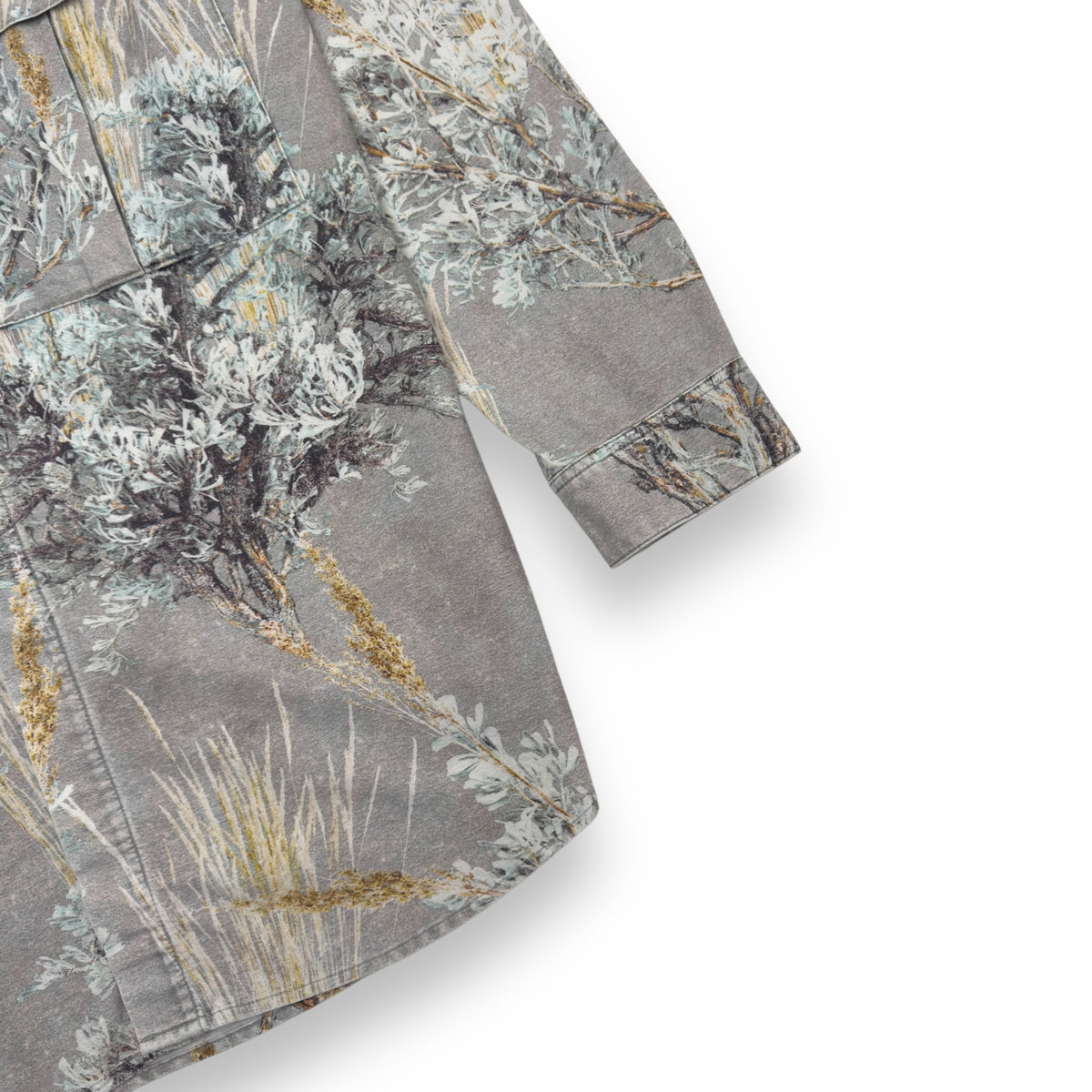 FEAR OF GOD 6TH COLLECTION PRAIRIE GHOST CAMO OVERSHIRT GREY / BLUE XL