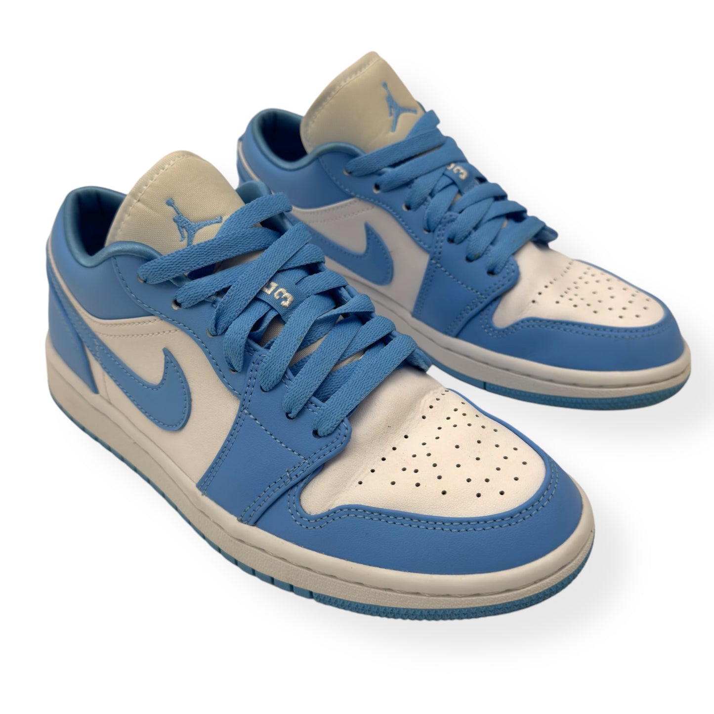 NIKE WOMENS JORDAN 1 LOW TOP SNEAKER UNC UK4.5