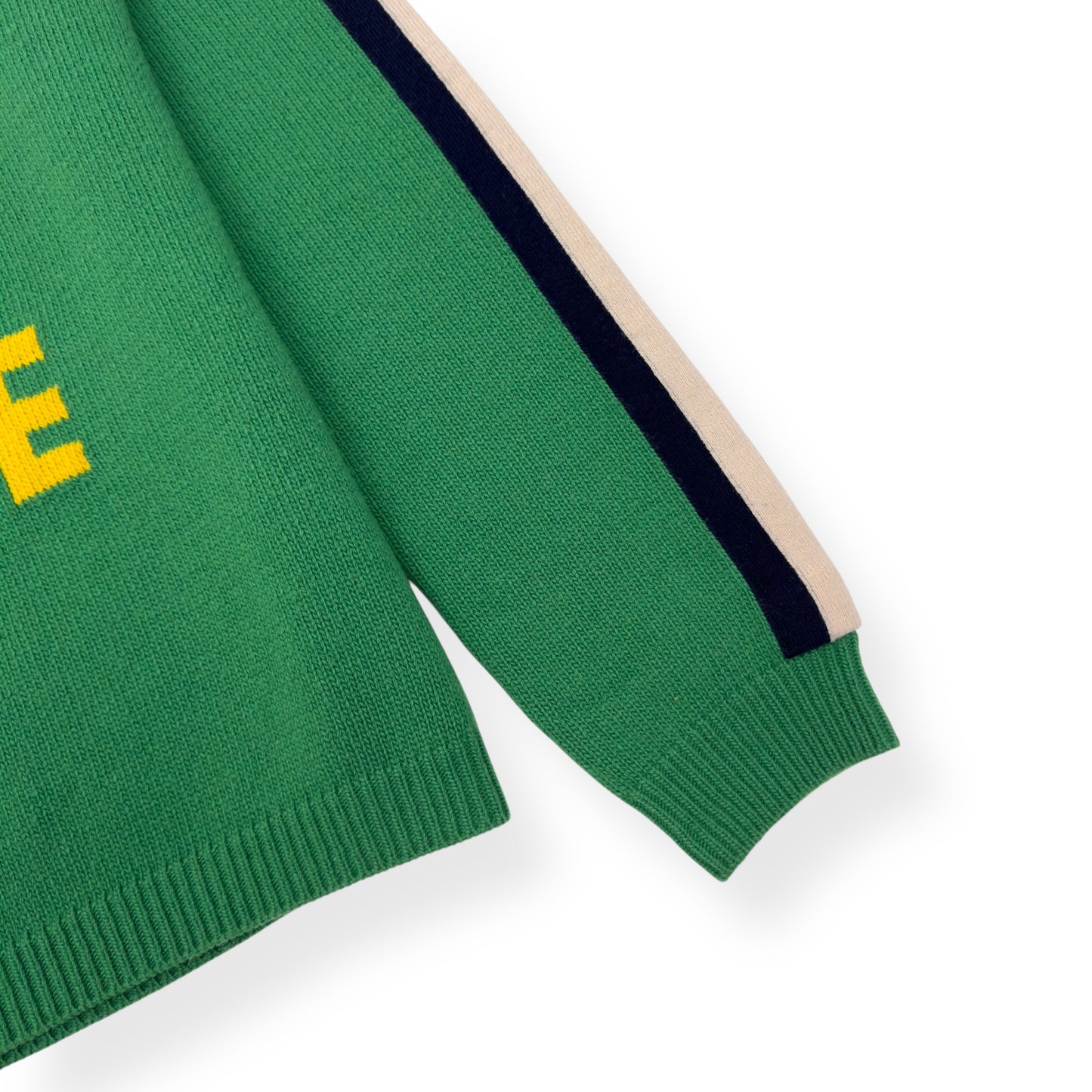 GUCCI ‘BLIND FOR LOVE’ SNAKE SWEATER GREEN / YELLOW / RED L