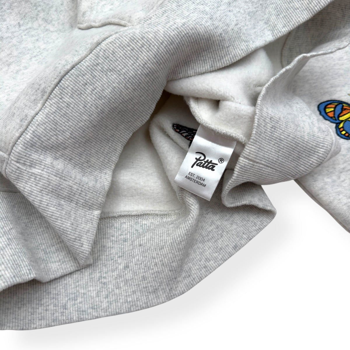 PATTA FAMILY CLASSIC HOODIE GREY / MULTICOLOURED L