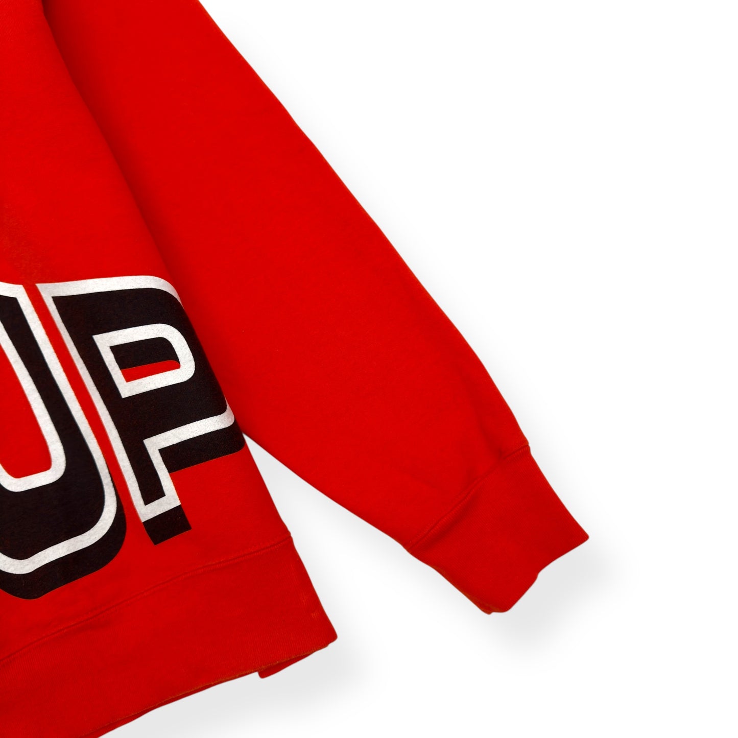 SUPREME SS18 SIDE ARC CREWNECK SWEATSHIRT ORANGE M