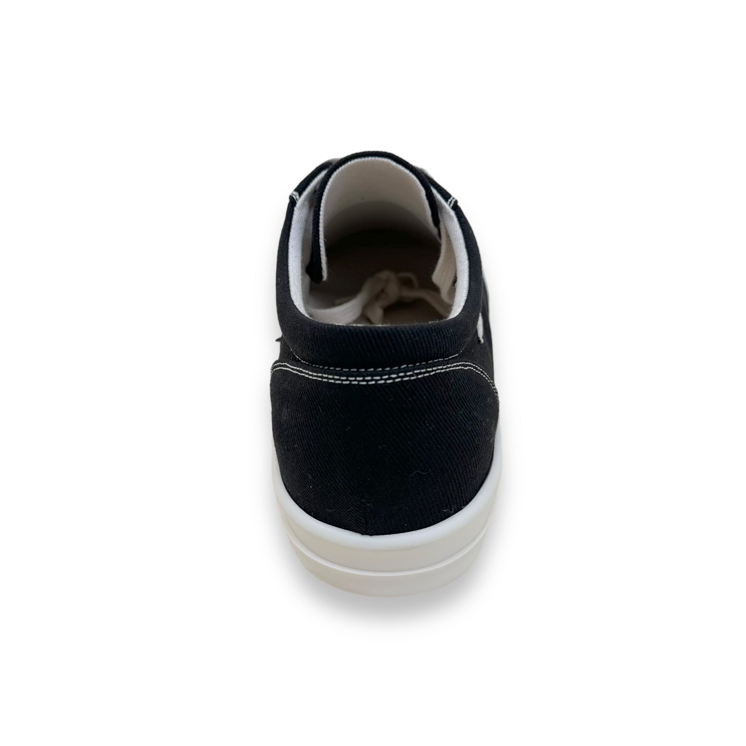 RICK OWENS DRKSHDW LOW TOP SNEAKER BLACK / WHITE UK10