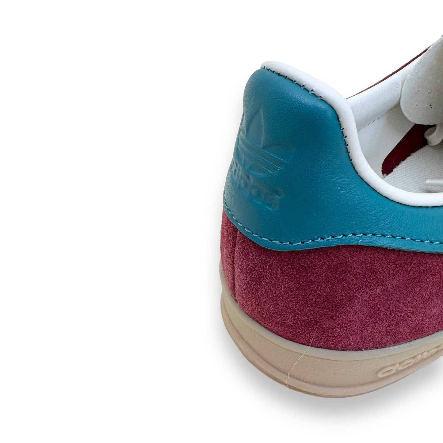 ADIDAS ORIGINAL GAZELLE INDOOR SUEDE SNEAKER BURGUNDY UK10