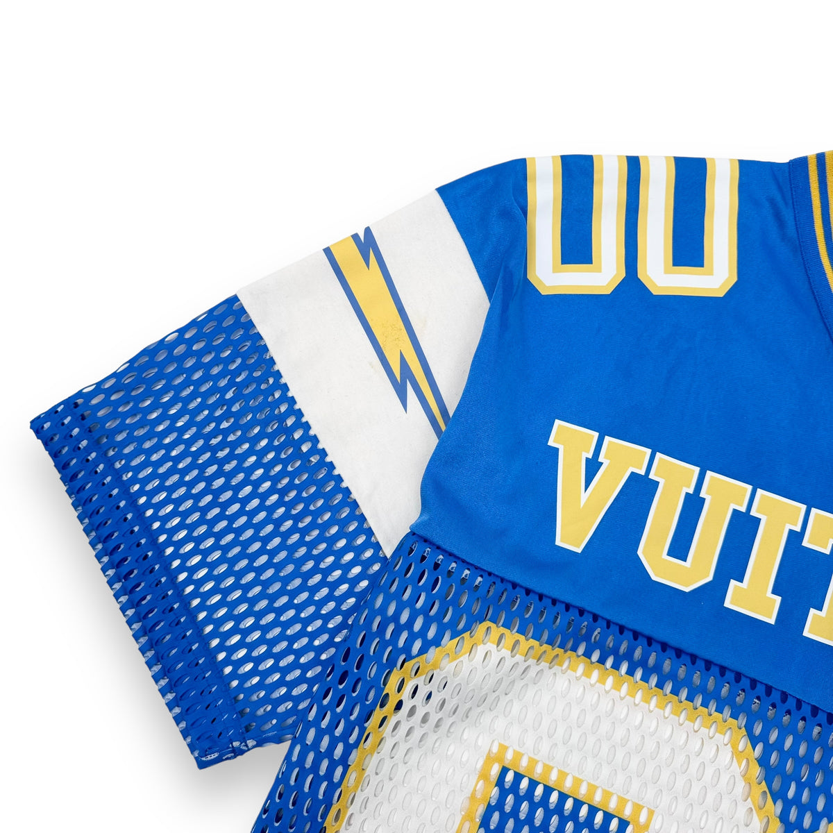 LOUIS VUITTON SPORT JERSEY WITH PATCH SHIRT BLUE L