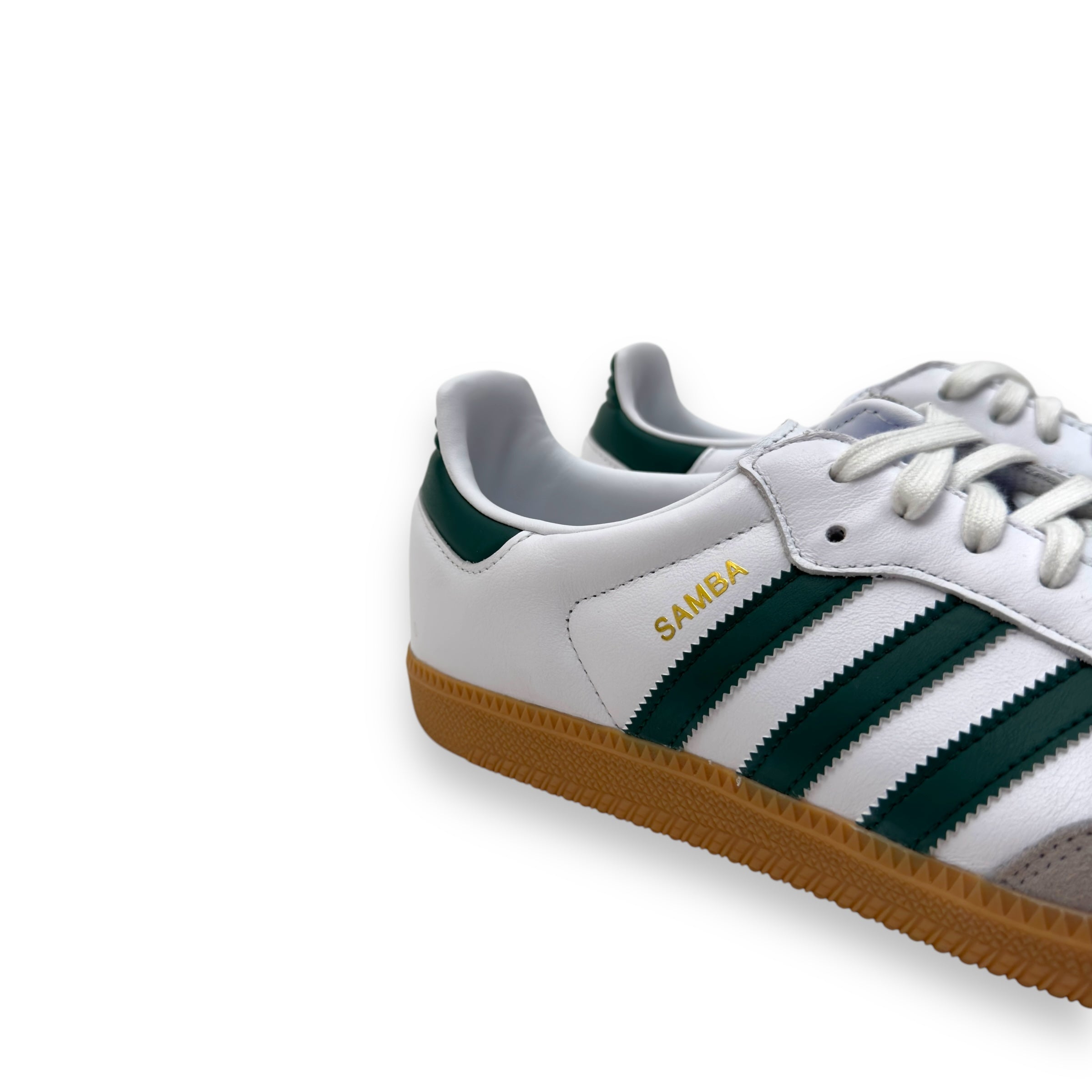 ADIDAS SAMBA OG SNEAKER WHITE / GREEN UK10.5