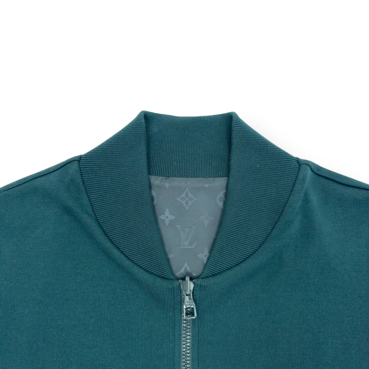LOUIS VUITTON MONOGRAM REVERSIBLE COTTON BOMBER JACKET PINE GREEN XXL