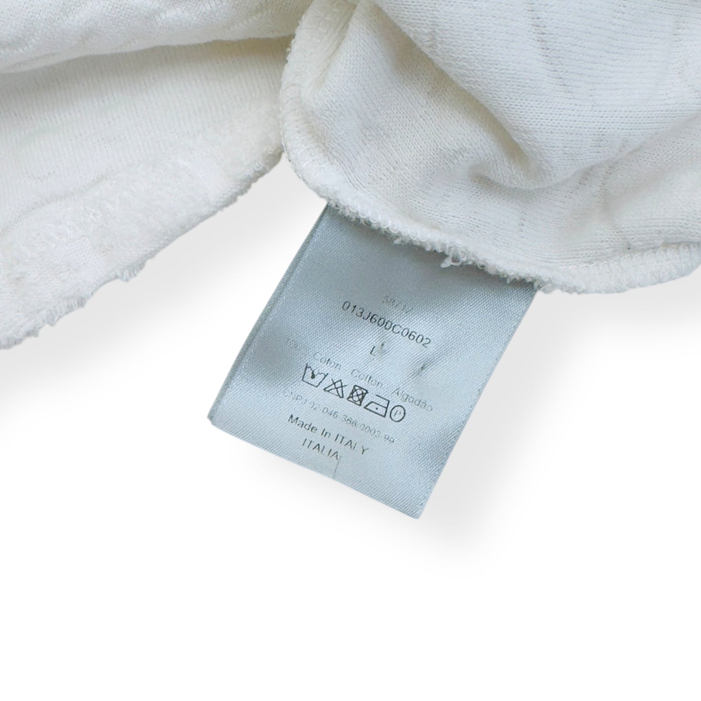 DIOR OBLIQUE T-SHIRT WHITE L