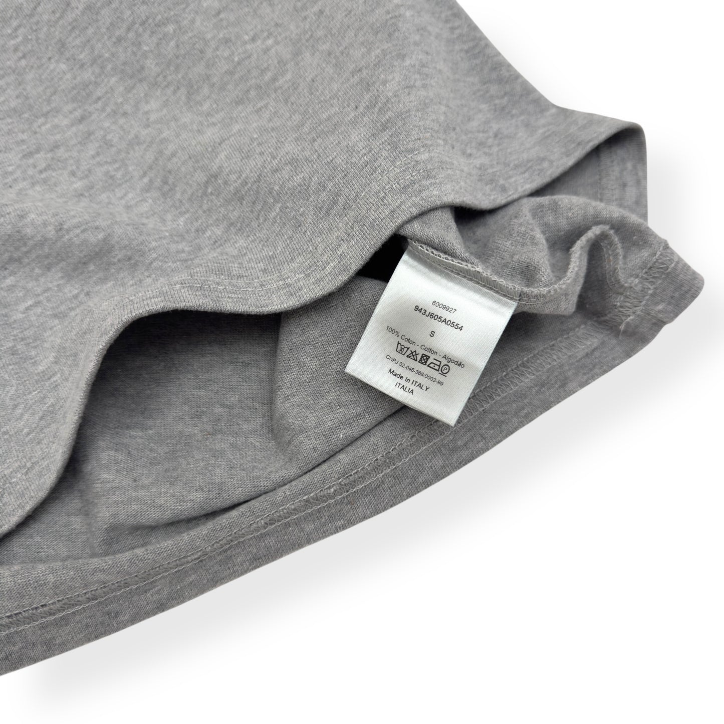 DIOR CD ICON LOGO T-SHIRT GREY S